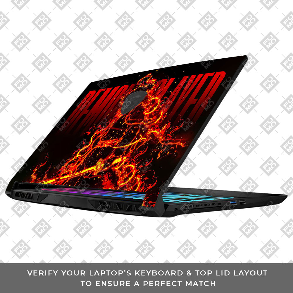 Rengoku Blazing Inferno MSI Katana 15 B13V Laptop Skin