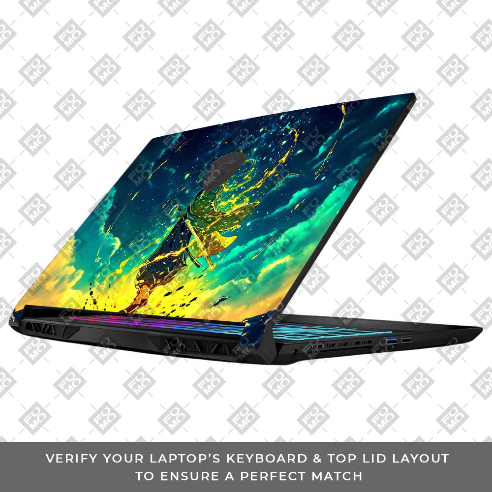 Zenitsu Thunder God MSI Katana 15 B13V Laptop Skin