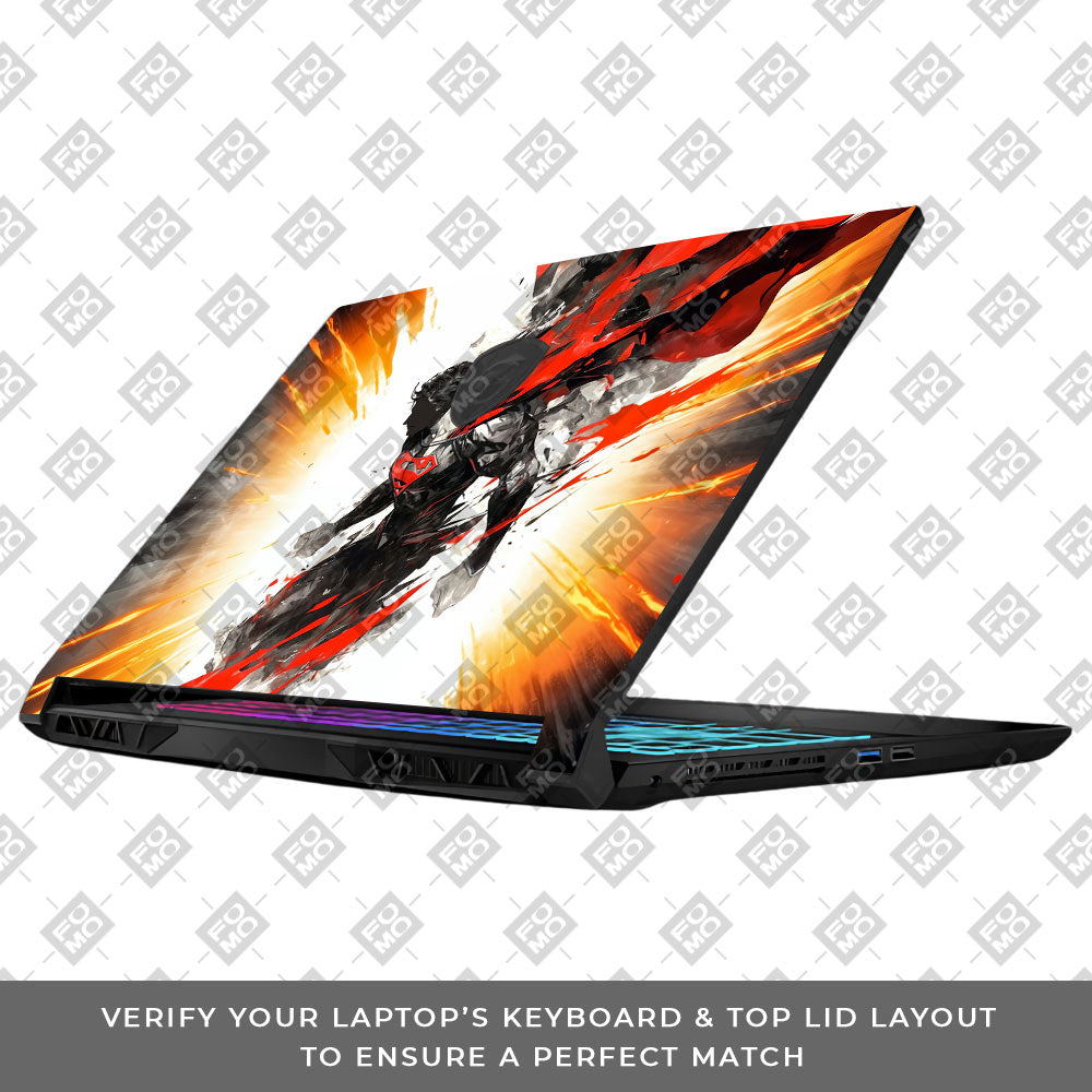 Superman Ascension MSI Katana 15 B13V Laptop Skin