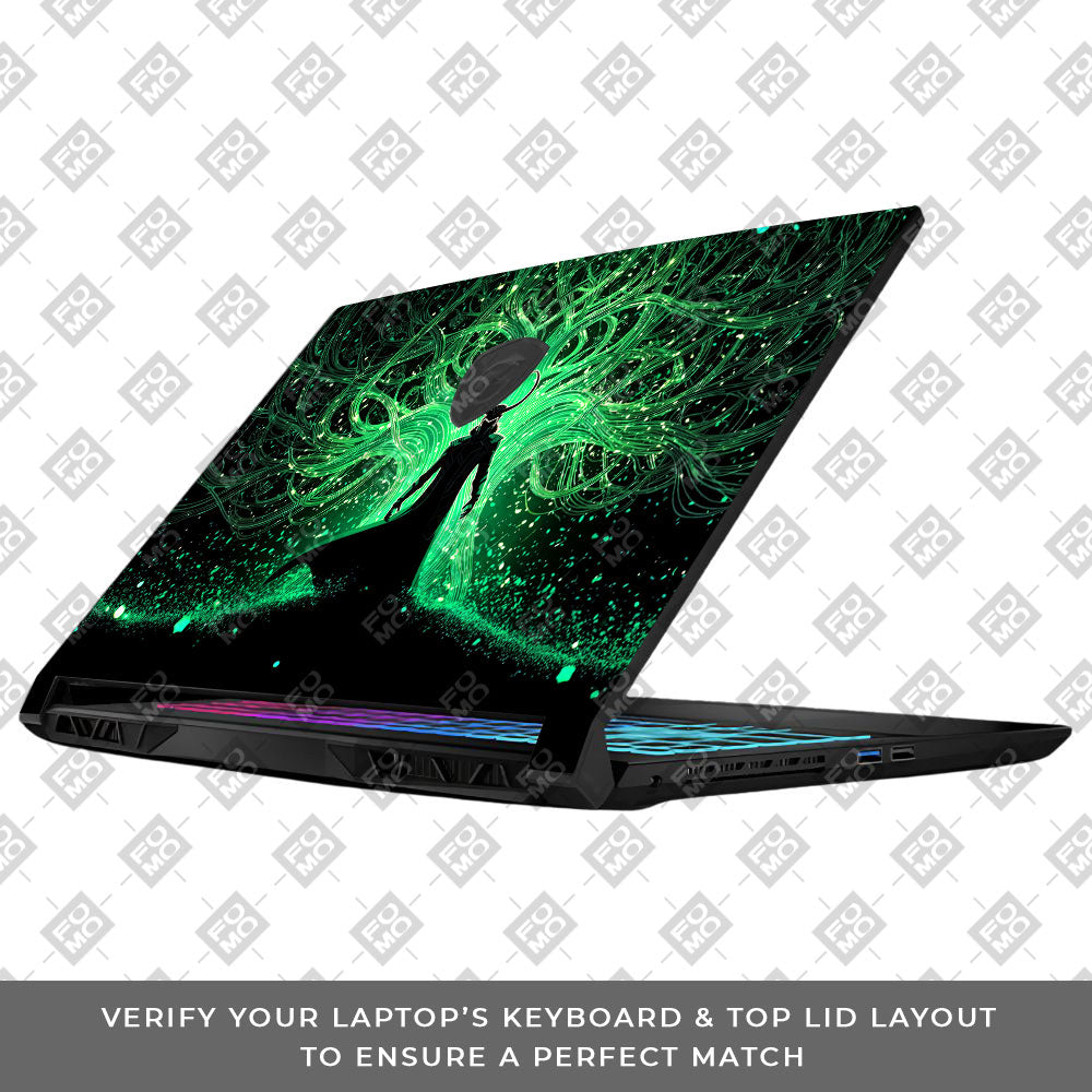 Loki God of Mischief Neon MSI Katana 15 B13V Laptop Skin
