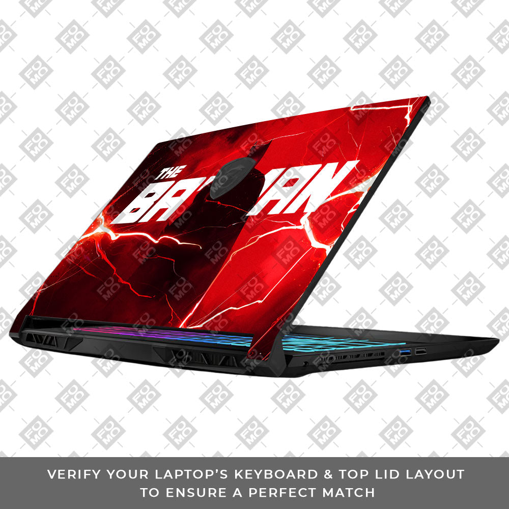 Red Rage Batman MSI Katana 15 B13V 3D Laptop Skin