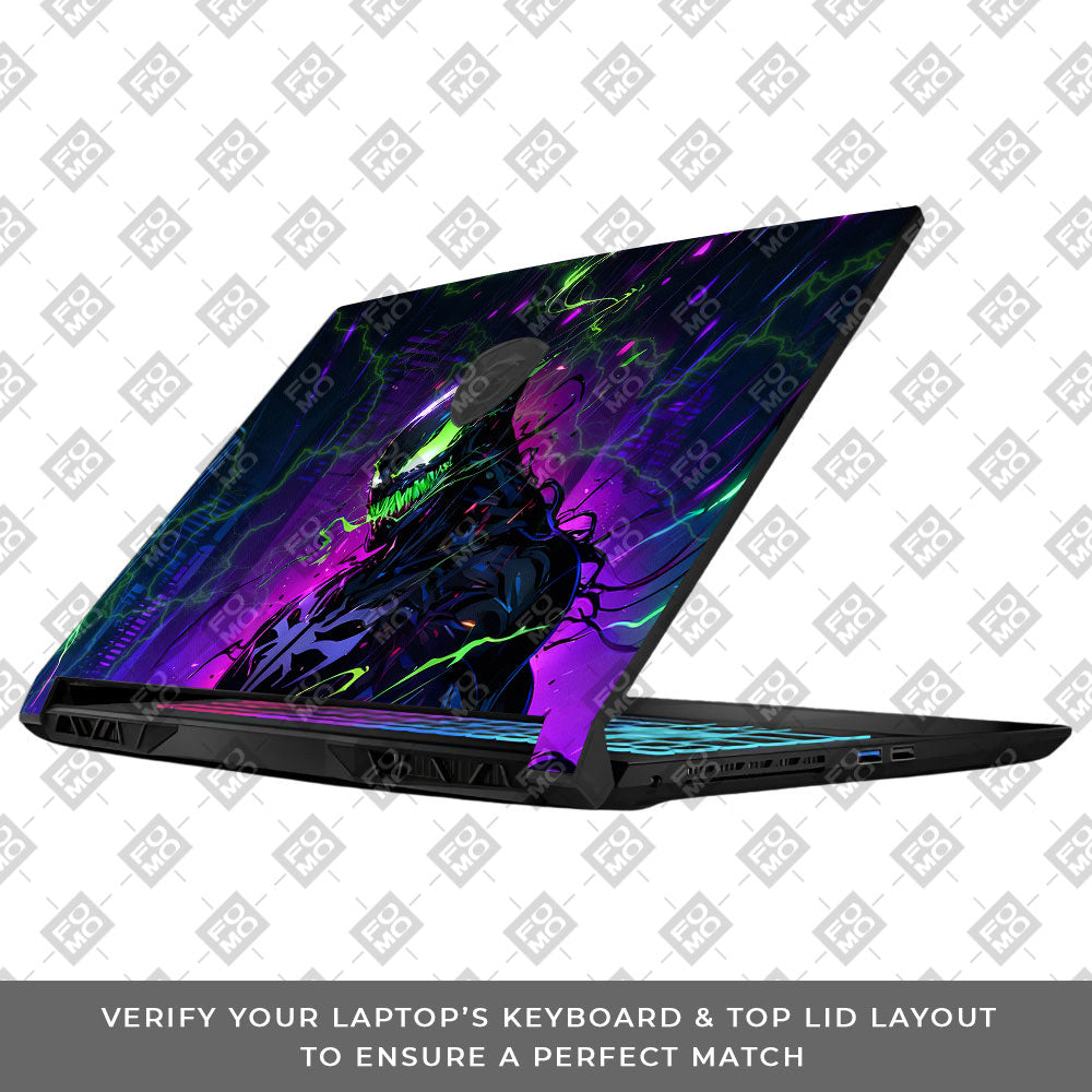 Venom Chaos Surge MSI Katana 15 B13V 3D Laptop Skin