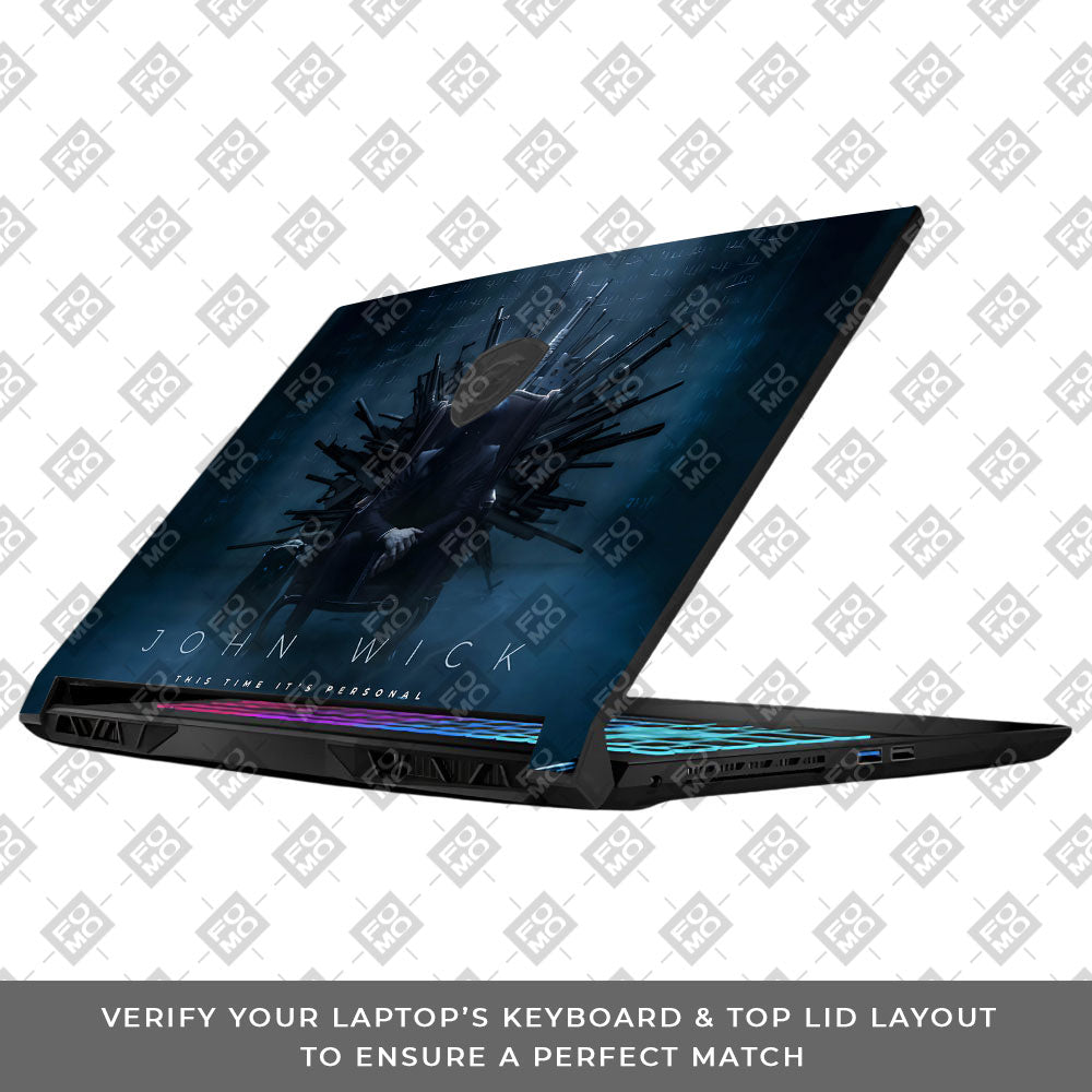 John Wick Assassin MSI Katana 15 B13V Laptop Skin