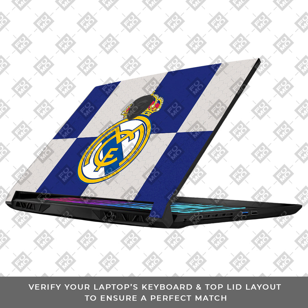 Royal Reign Real Madrid Glory MSI Katana 15 B13V Laptop Skin