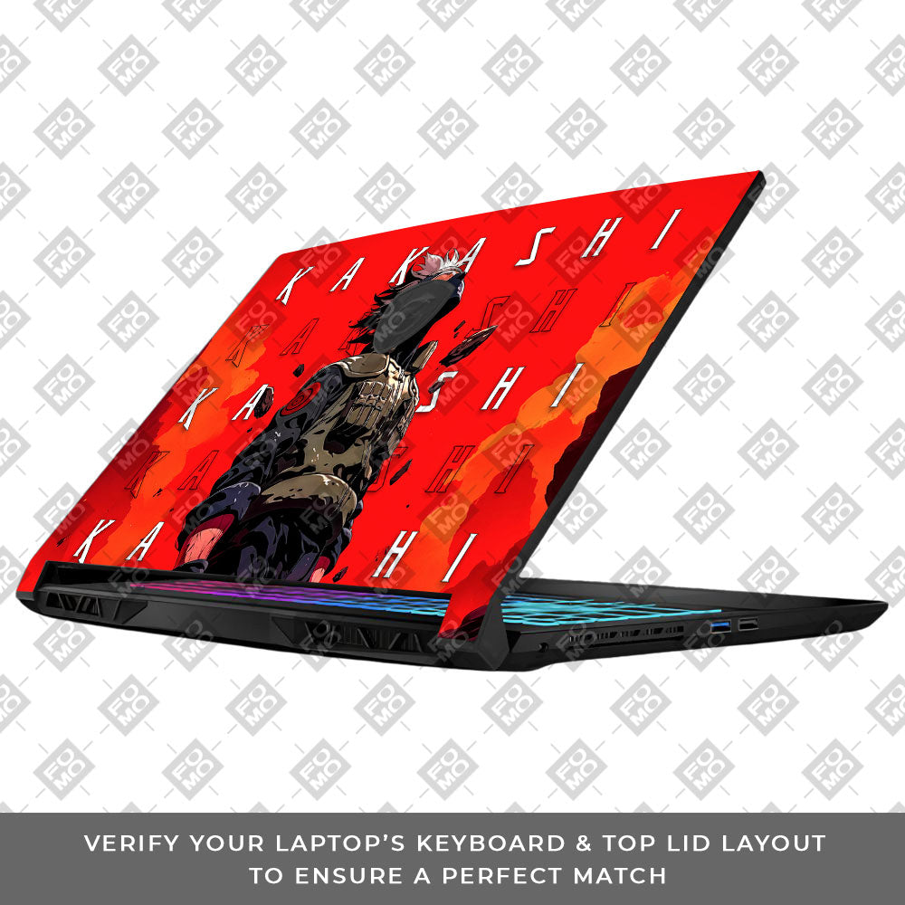Kakashi Hatake Inferno MSI Katana 15 B13V Laptop Skin