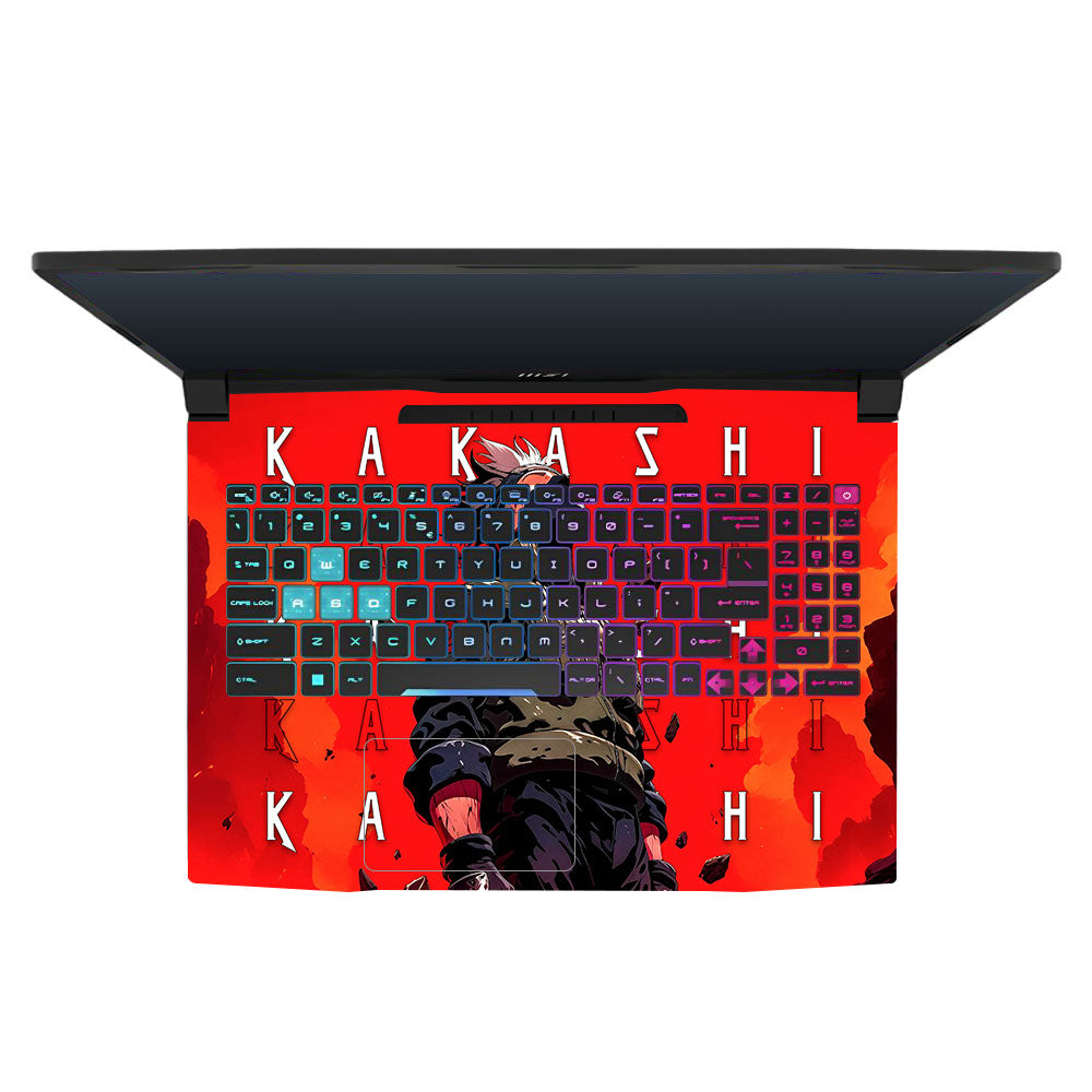 Kakashi Hatake Inferno MSI Katana 15 B13V Laptop Skin