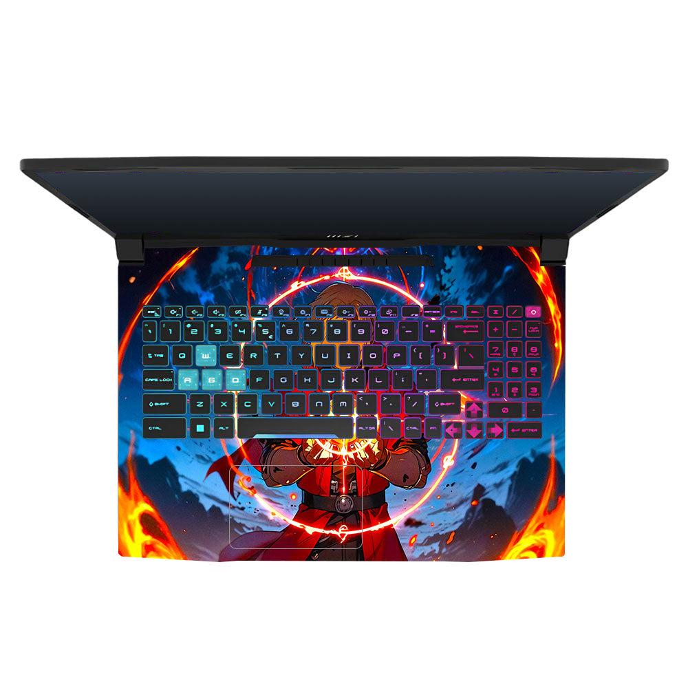 Edward Elric Fullmetal Alchemist MSI Katana 15 B13V Laptop Skin