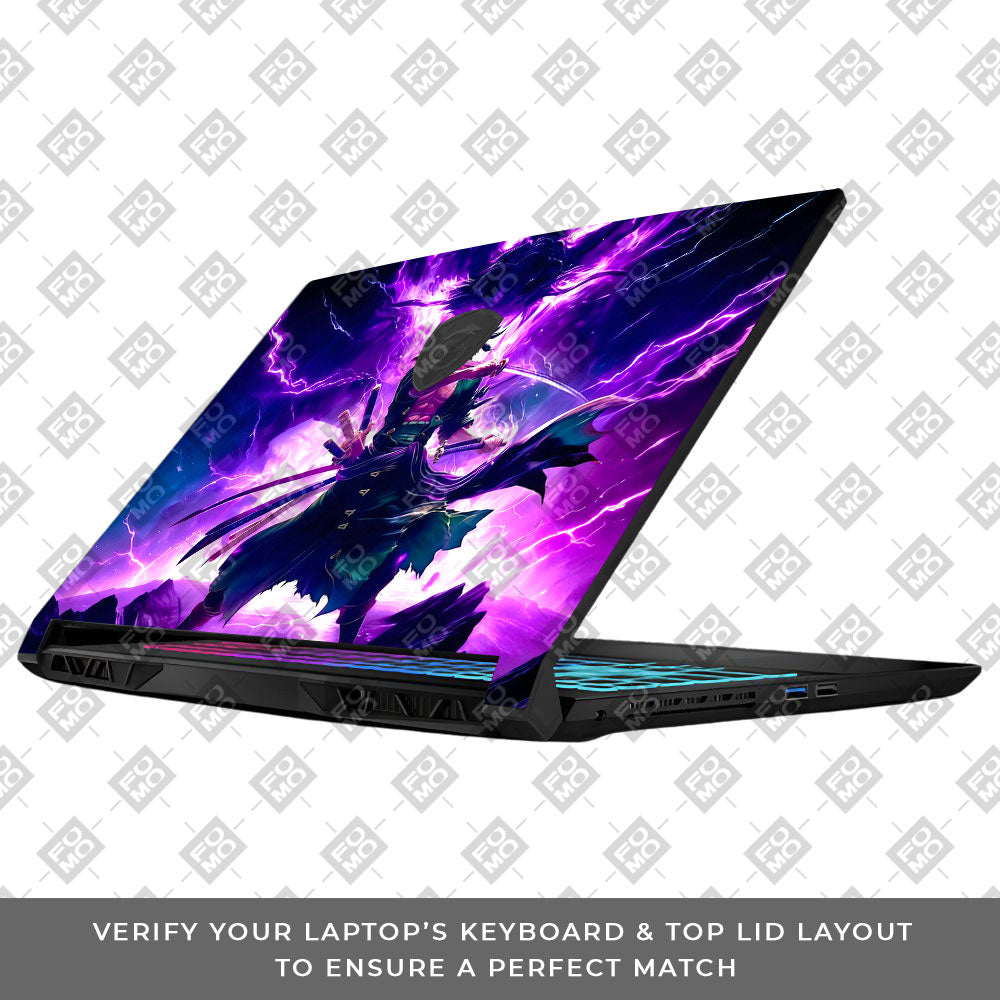 Roronoa Zoro Hell Mode MSI Katana 15 B13V Laptop Skin