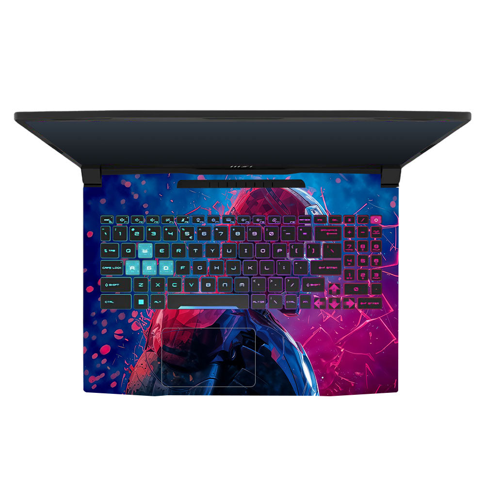 Iron Man Neon Tech MSI Katana 15 B13V Laptop Skin