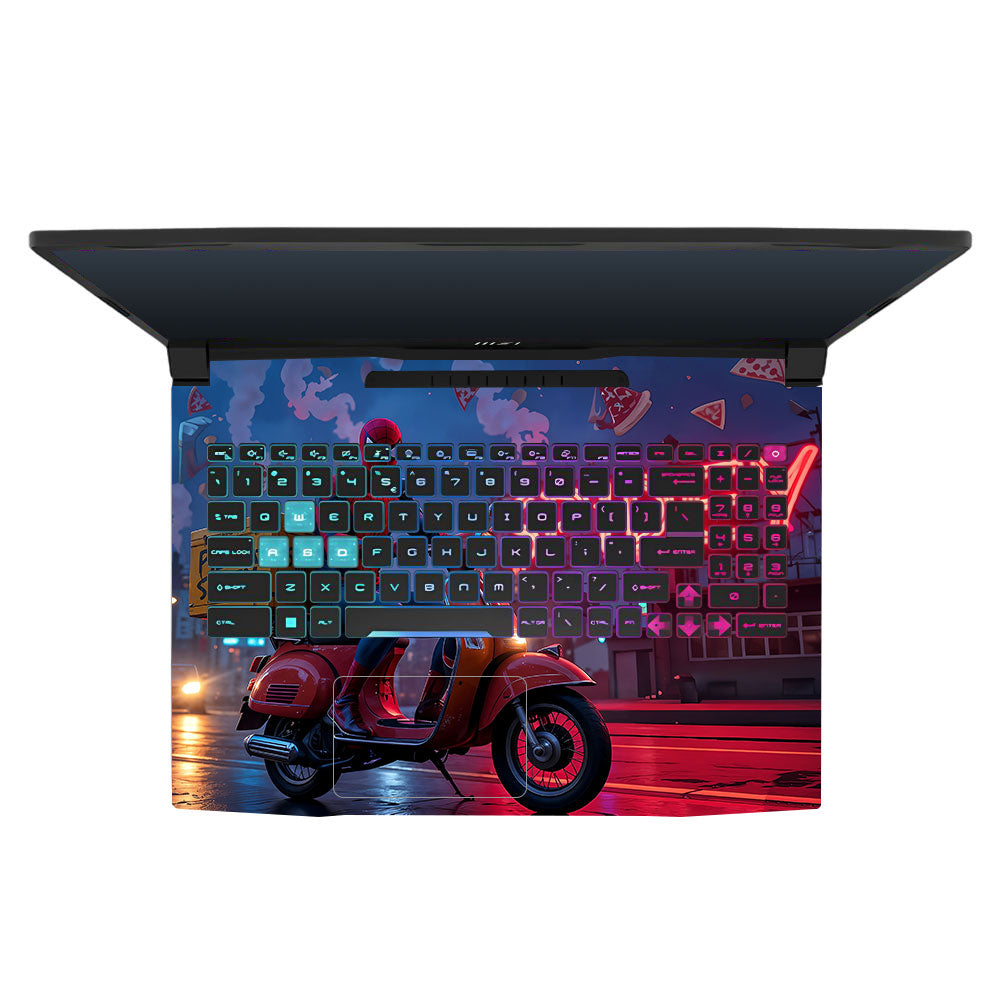 Pizza Spidey MSI Katana 15 B13V Laptop Skin