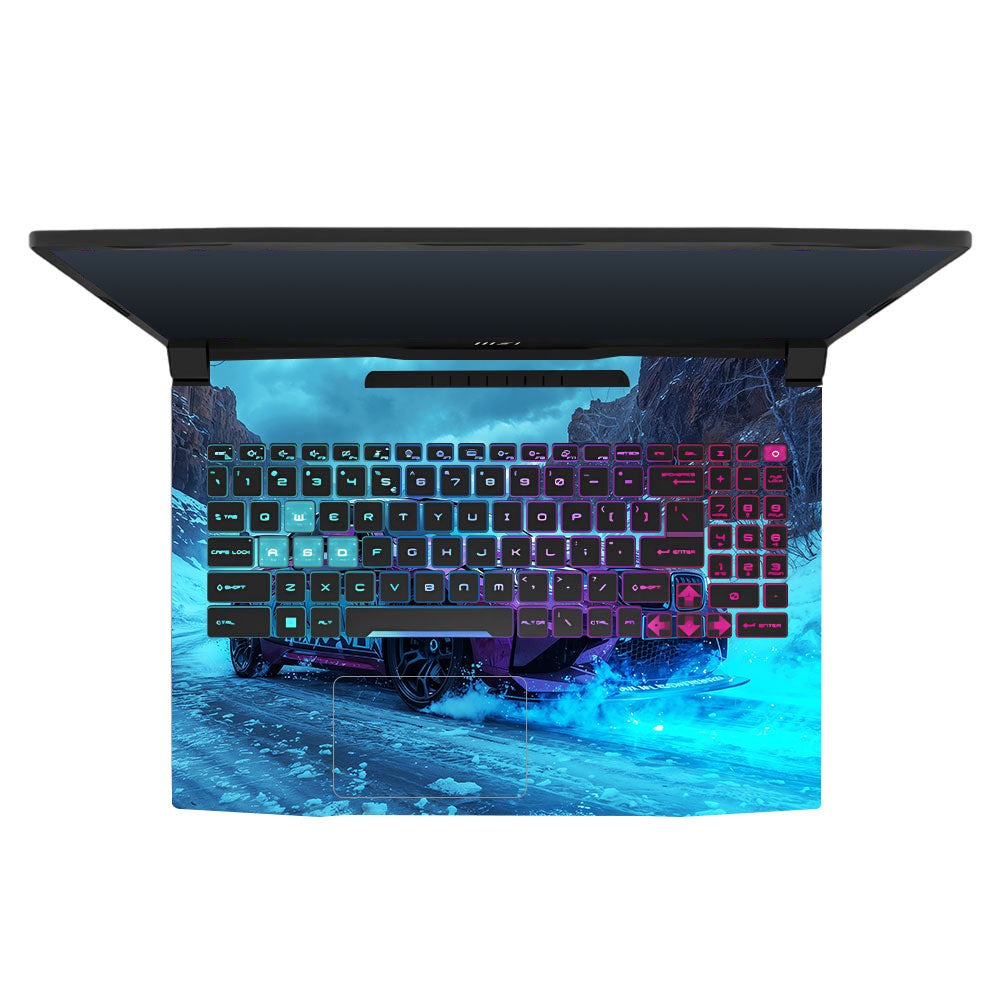 BMW Neon Drift MSI Katana 15 B13V Laptop Skin