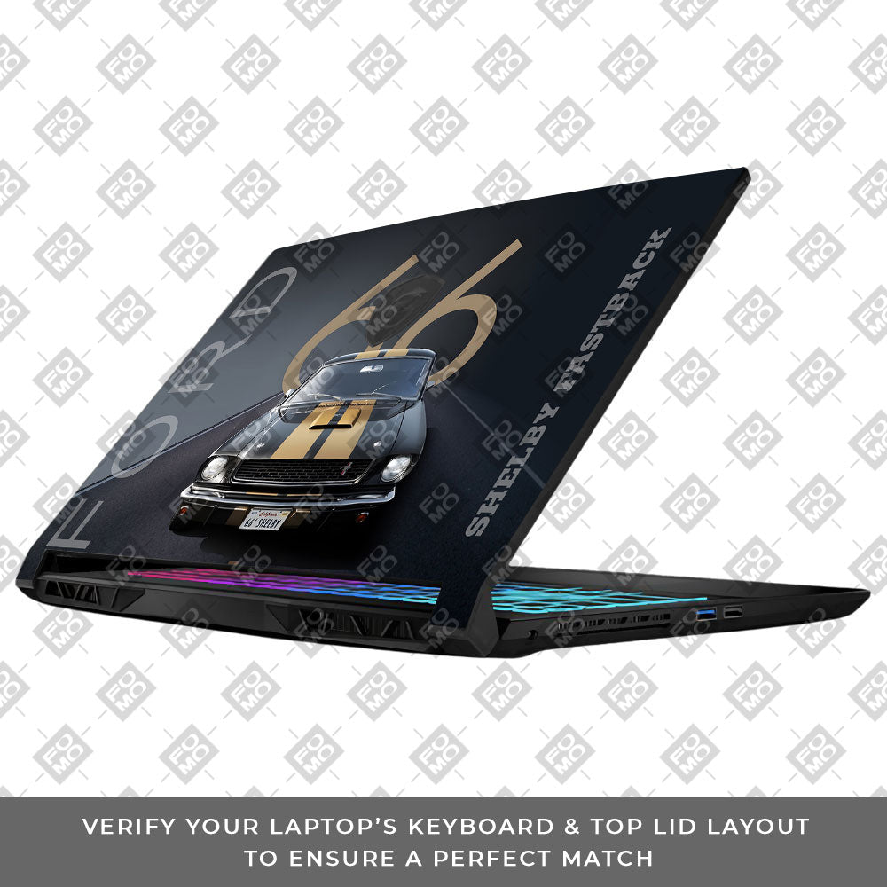 Shelby Mustang GT350H MSI Katana 15 B13V Laptop Skin