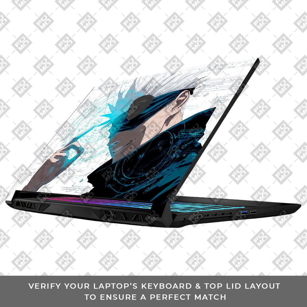 Gojo Satoru Power MSI Katana 15 B13V Laptop Skin