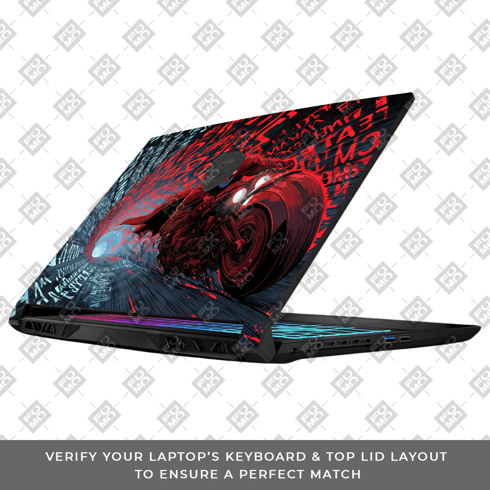 Dark Knight Overdrive MSI Katana 15 B13V 3D Laptop Skin