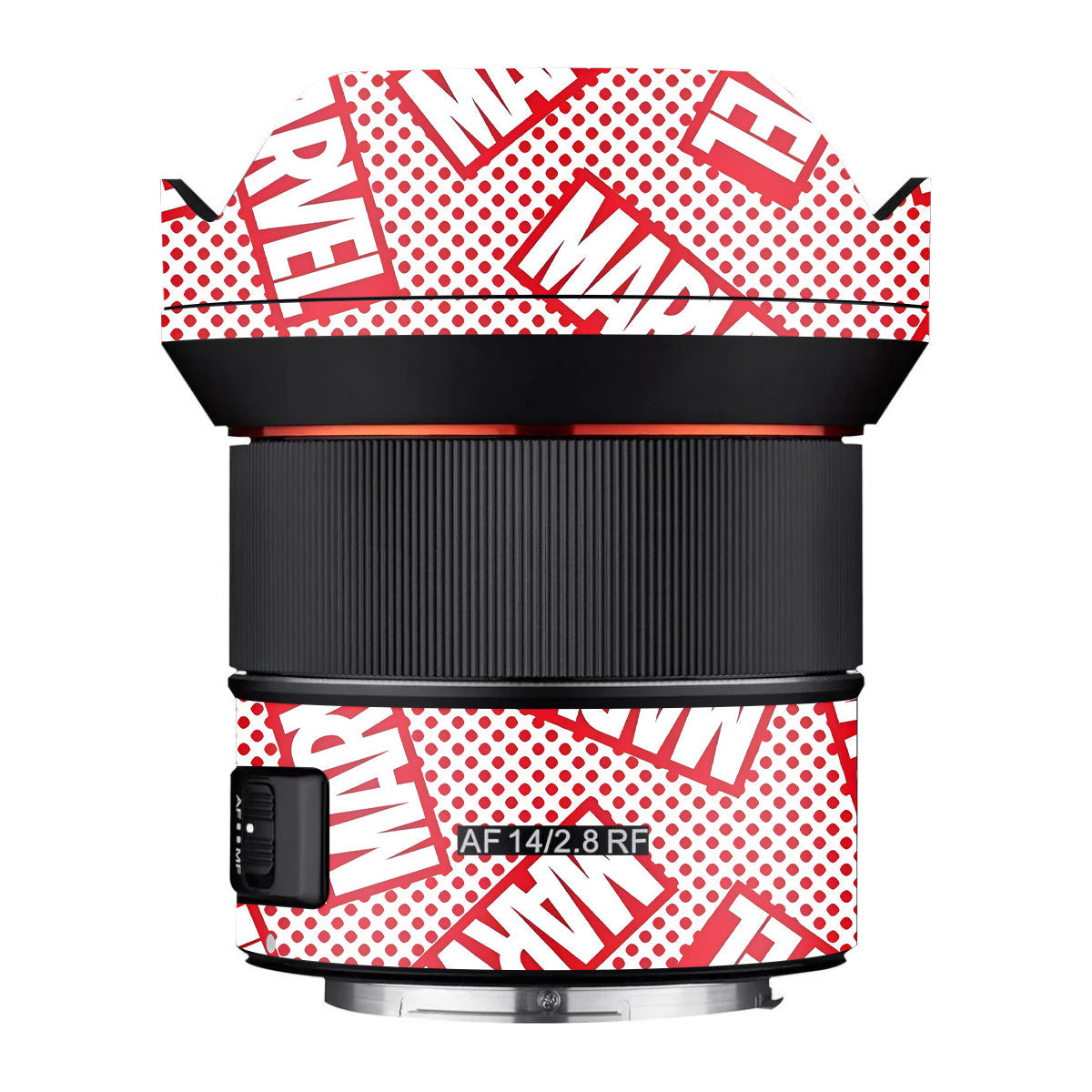 Marvel Comics Samyang AF 14mm F/2.8 RF Camera Lens Skin