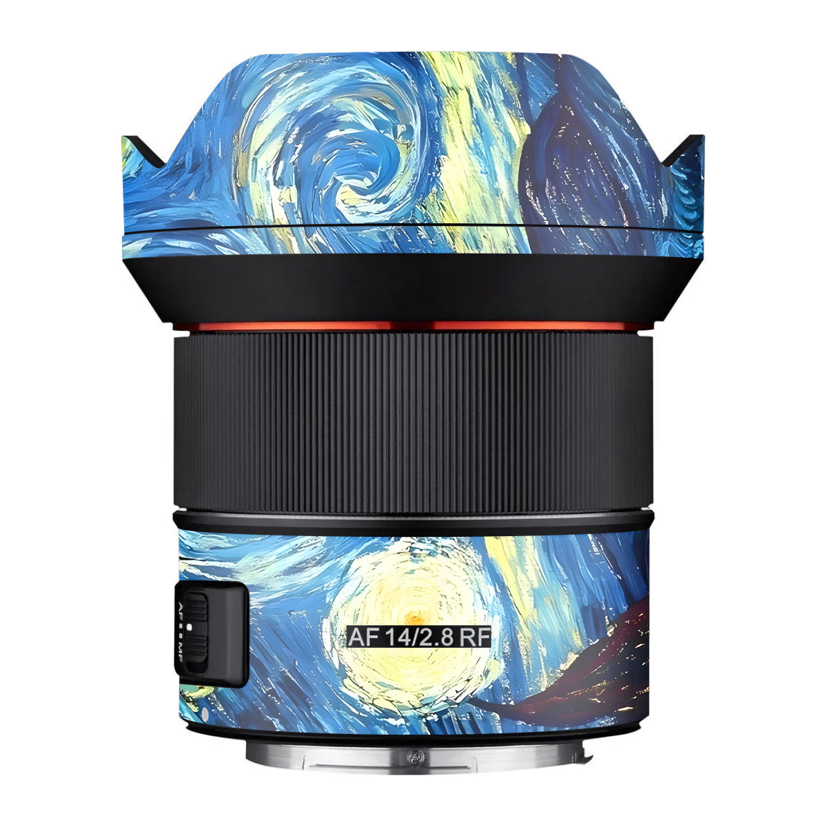 Starry Night Art Samyang AF 14mm F/2.8 RF Camera Lens Skin