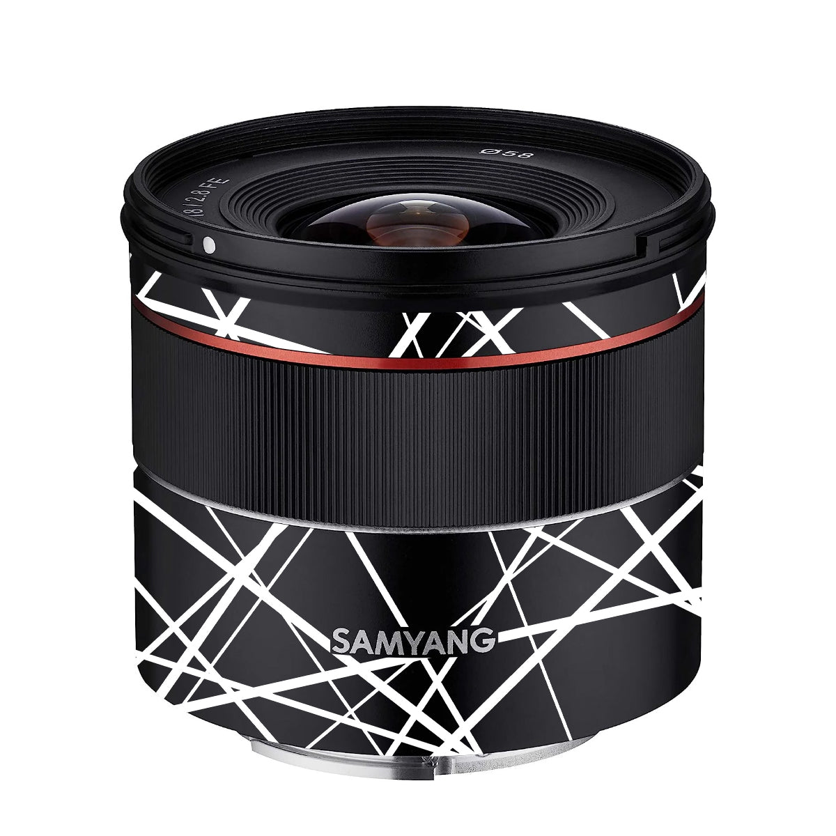 Mono Grid Samyang FE 18mm F/2.8 Camera Lens Skin