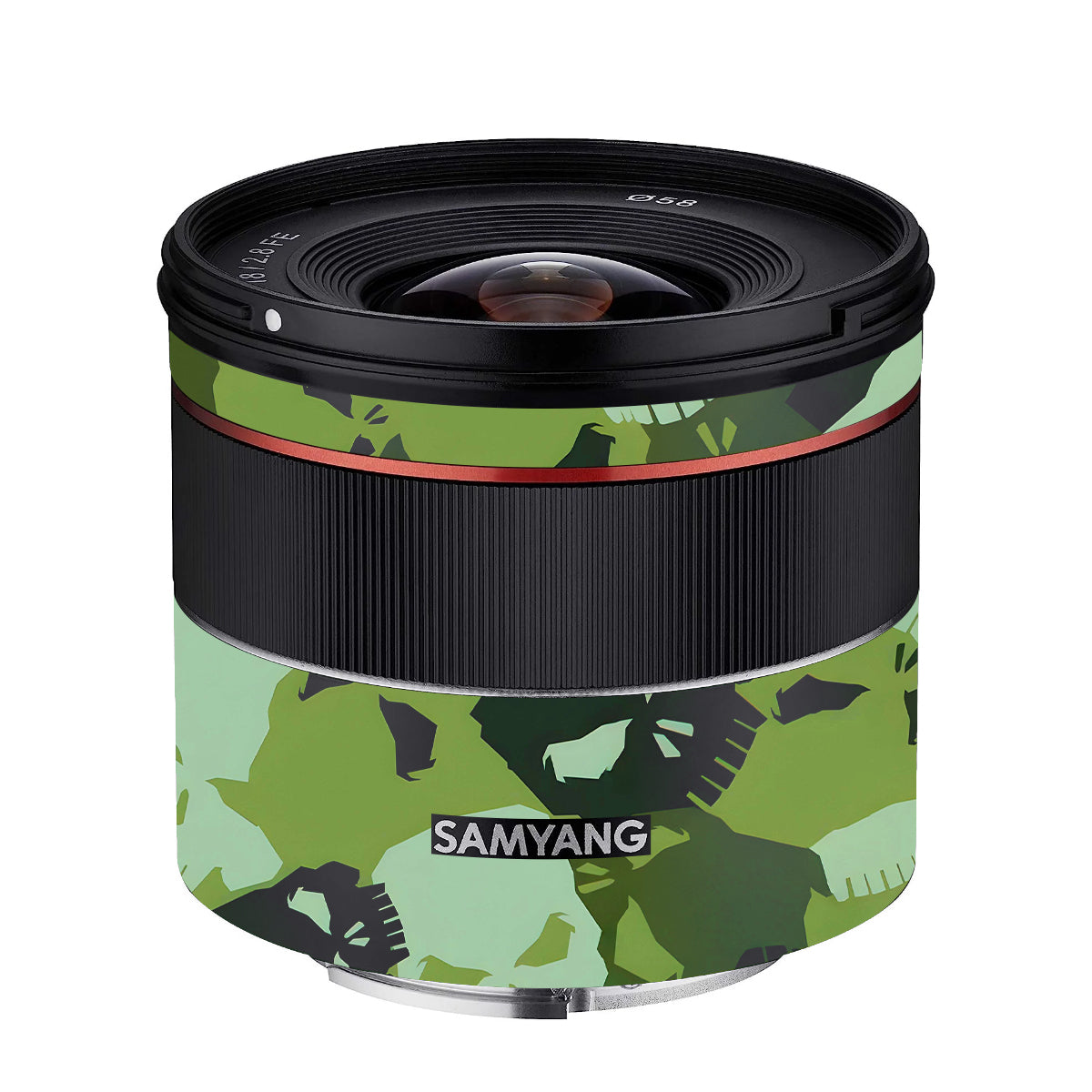 Tropic Camo Samyang FE 18mm F/2.8 Camera Lens Skin