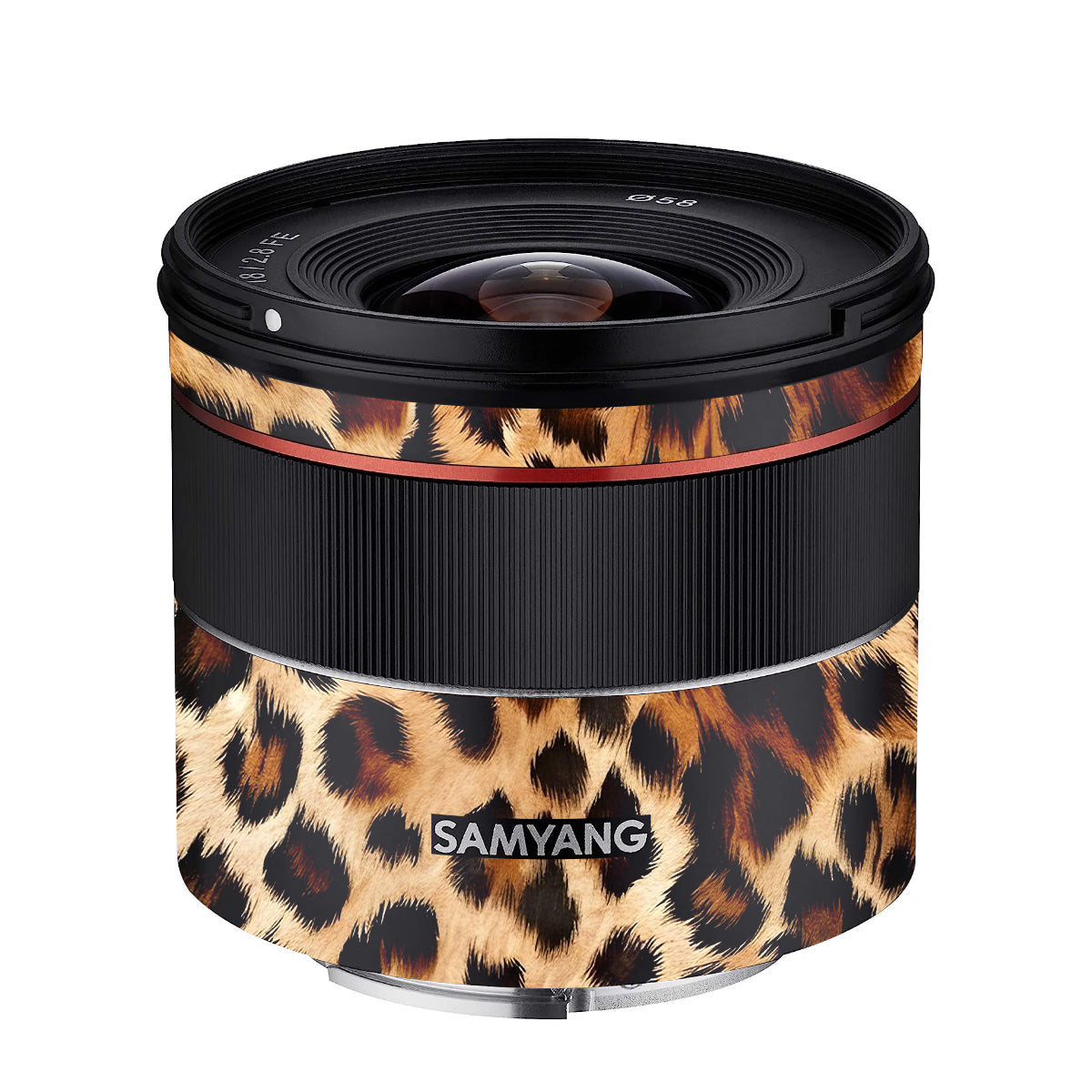 Classic Leopard Spots Samyang FE 18mm F/2.8 Camera Lens Skin