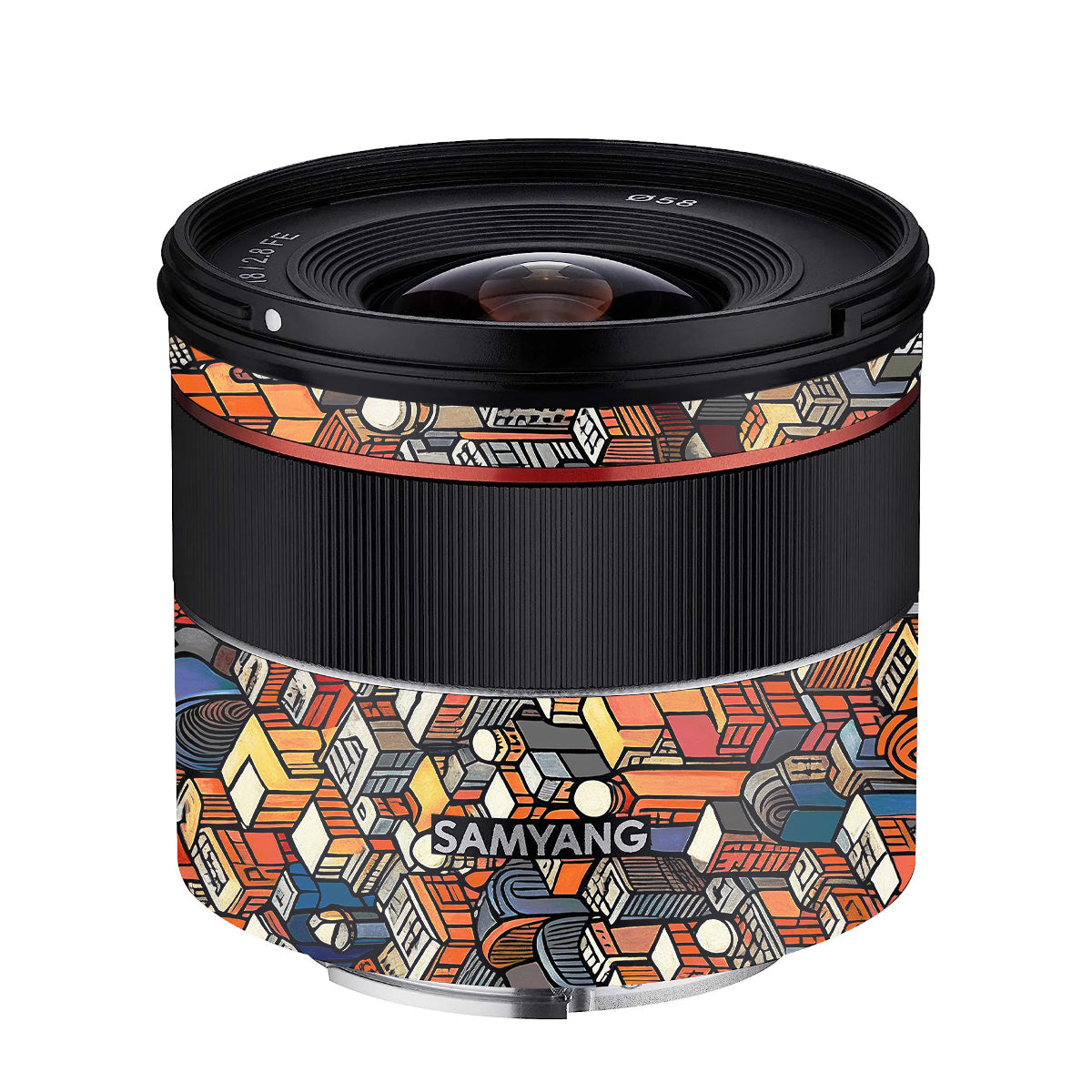 Isometric Cityscape Samyang FE 18mm F/2.8 Camera Lens Skin