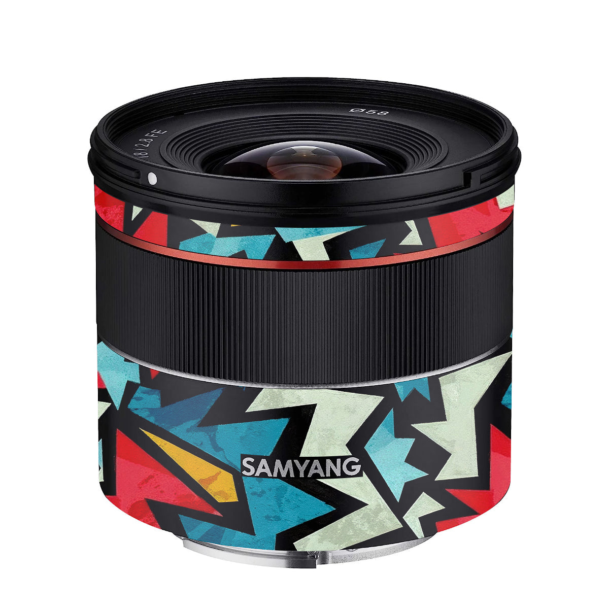 Pop Art Lightning Samyang FE 18mm F/2.8 Camera Lens Skin