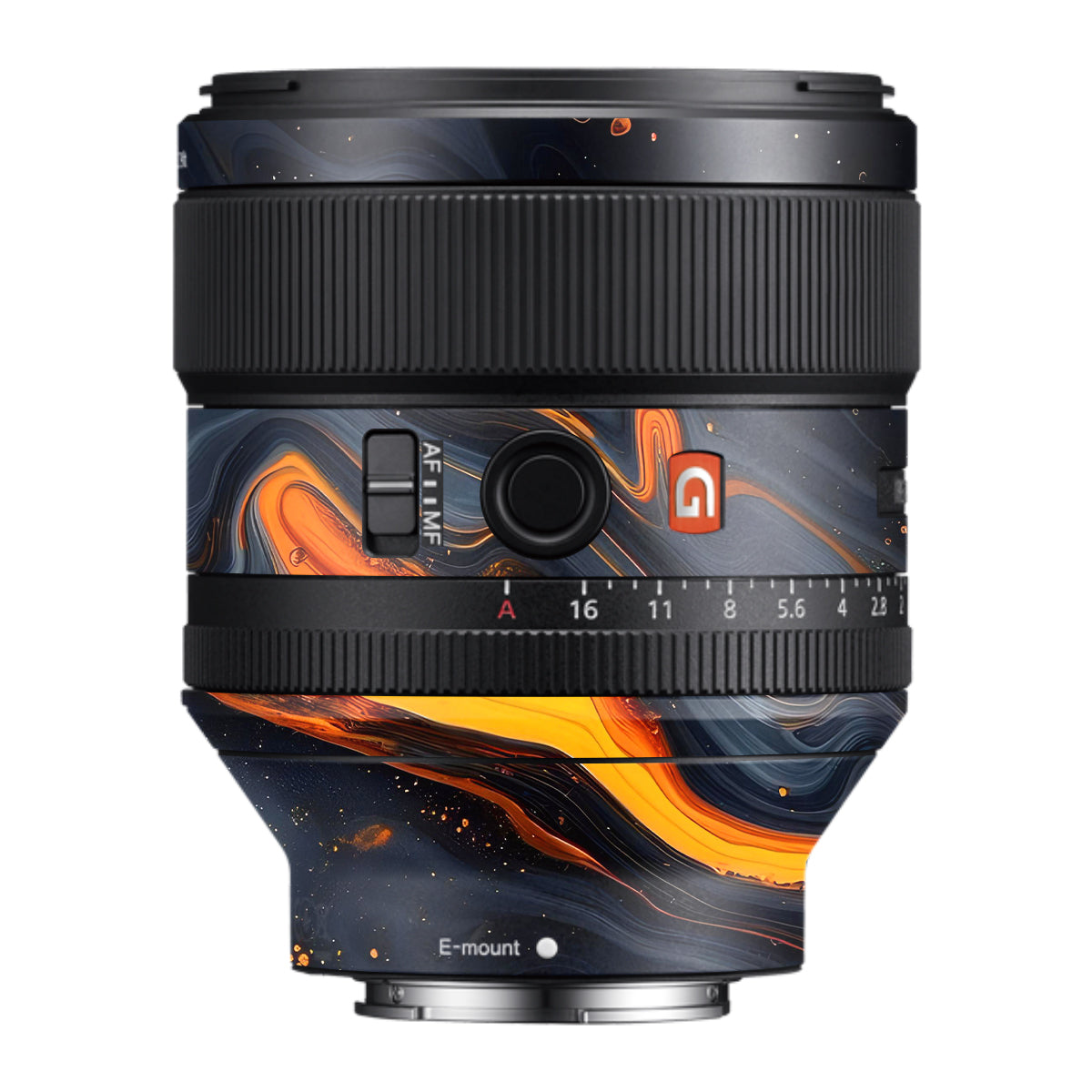 Lava Marble Samyang FE 85mm F/1.4 Camera Lens Skin