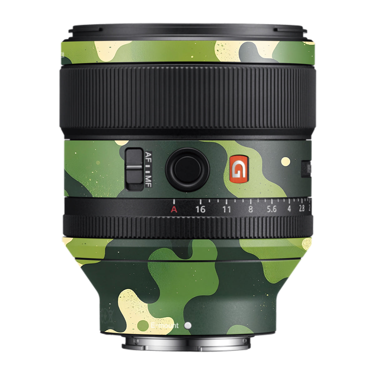 Camouflage Pattern Samyang FE 85mm F/1.4 Camera Lens Skin
