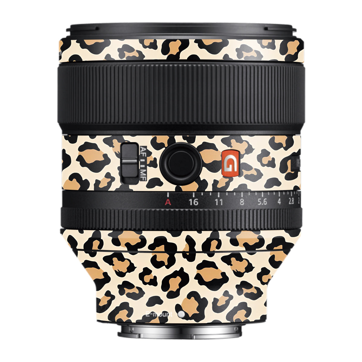 Sandy Leopard Spots Samyang FE 85mm F/1.4 Camera Lens Skin