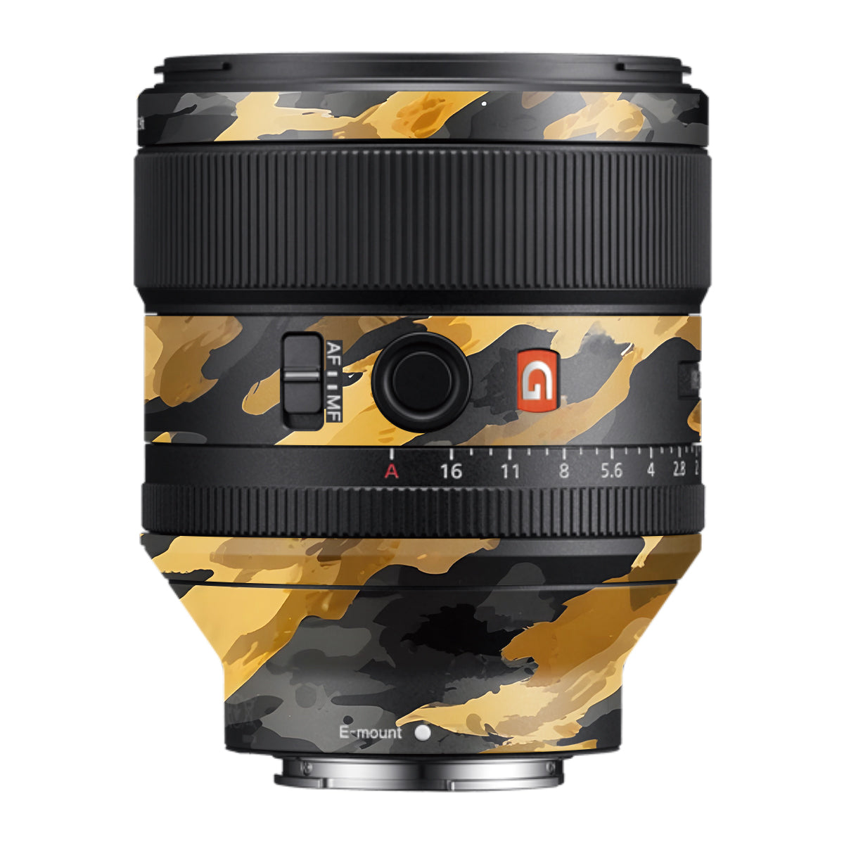 Camo Tiger Blend Samyang FE 85mm F/1.4 Camera Lens Skin