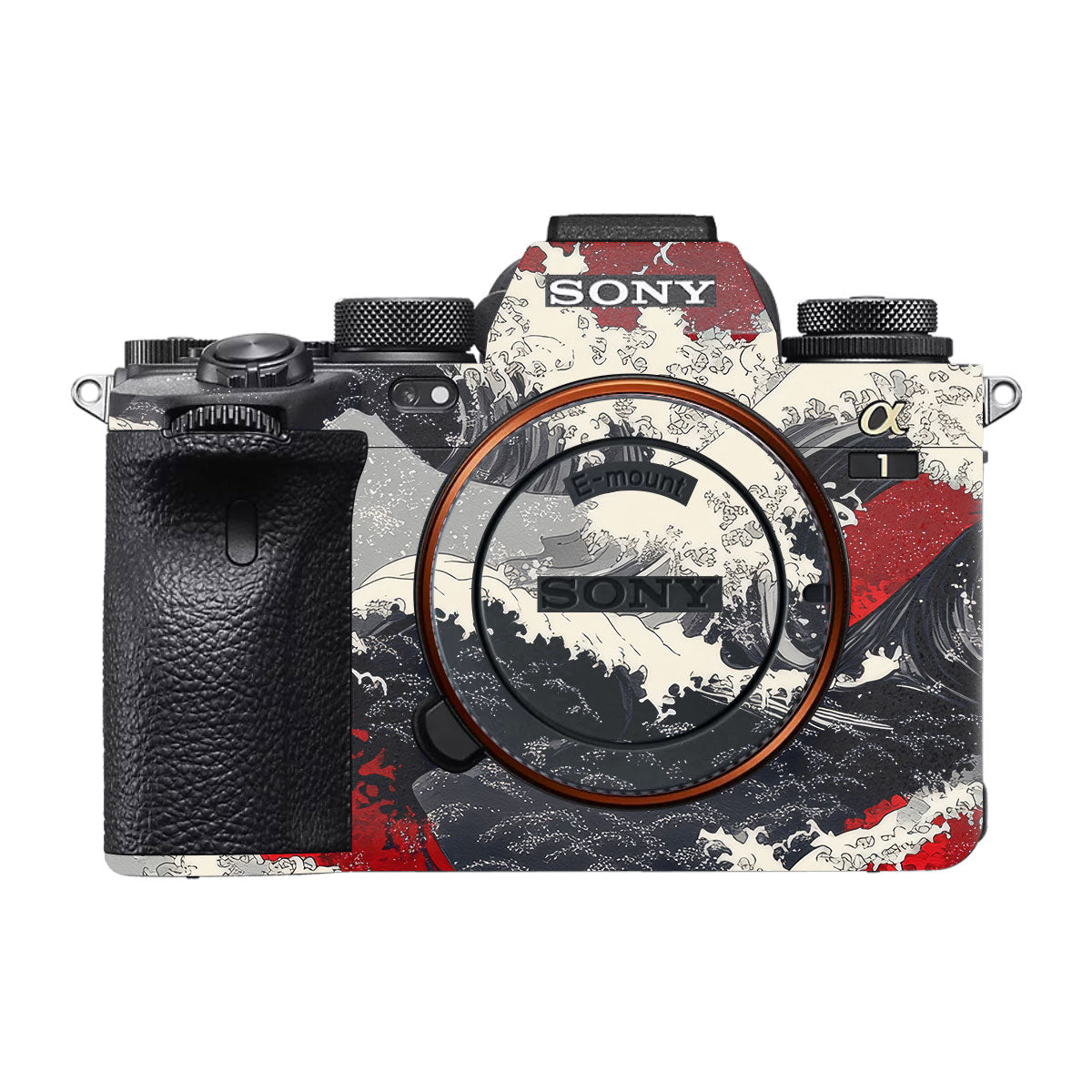 Abstract Waves Sony A1 Camera Skin