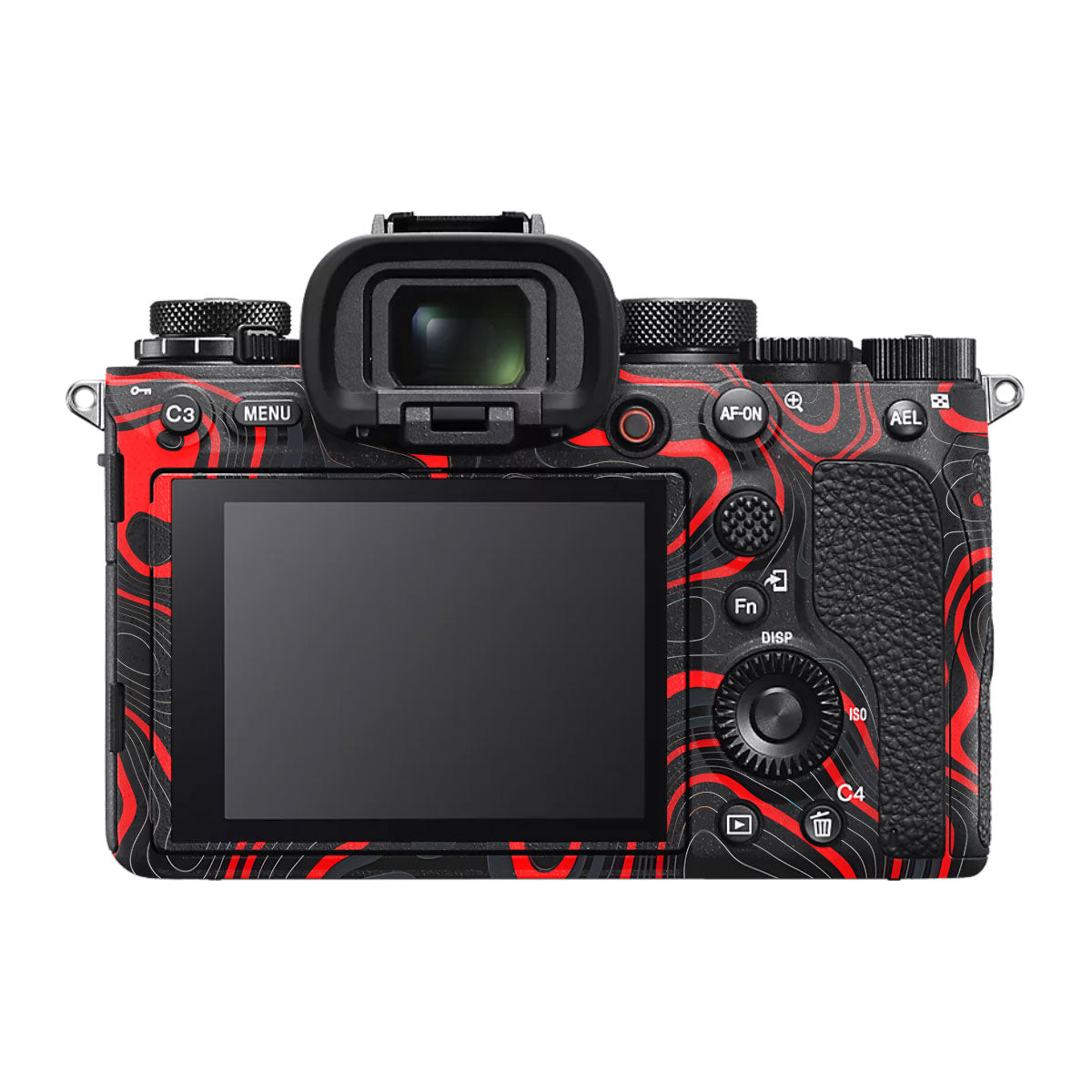Crimson Waves Sony A1 Camera Skin