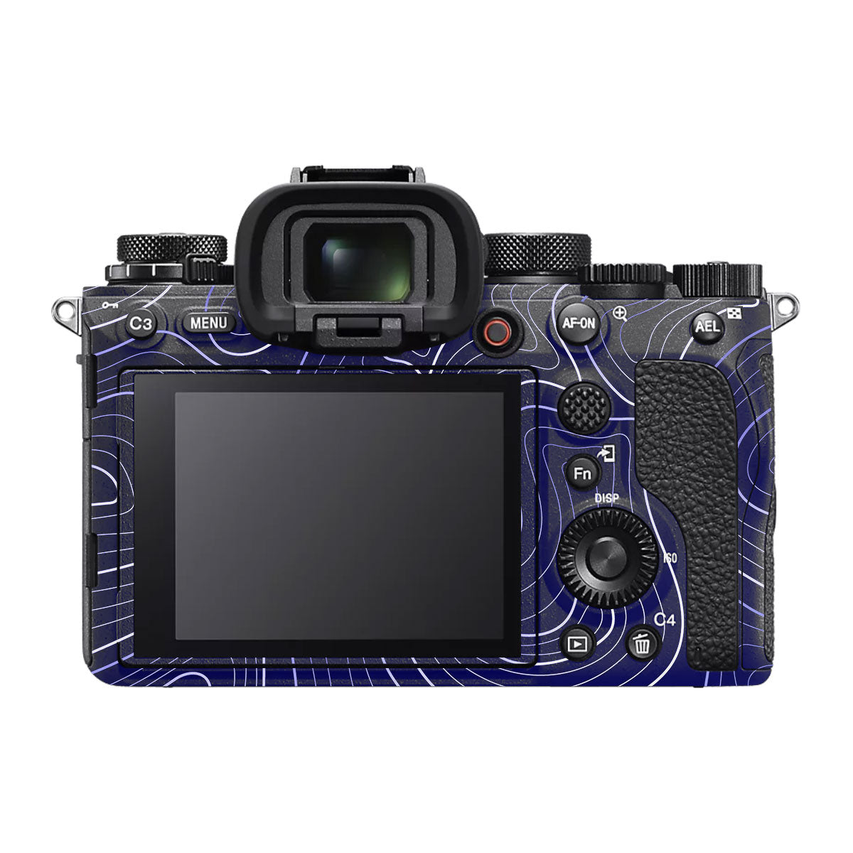 Deep Blue Contour Sony A1 Camera Skin