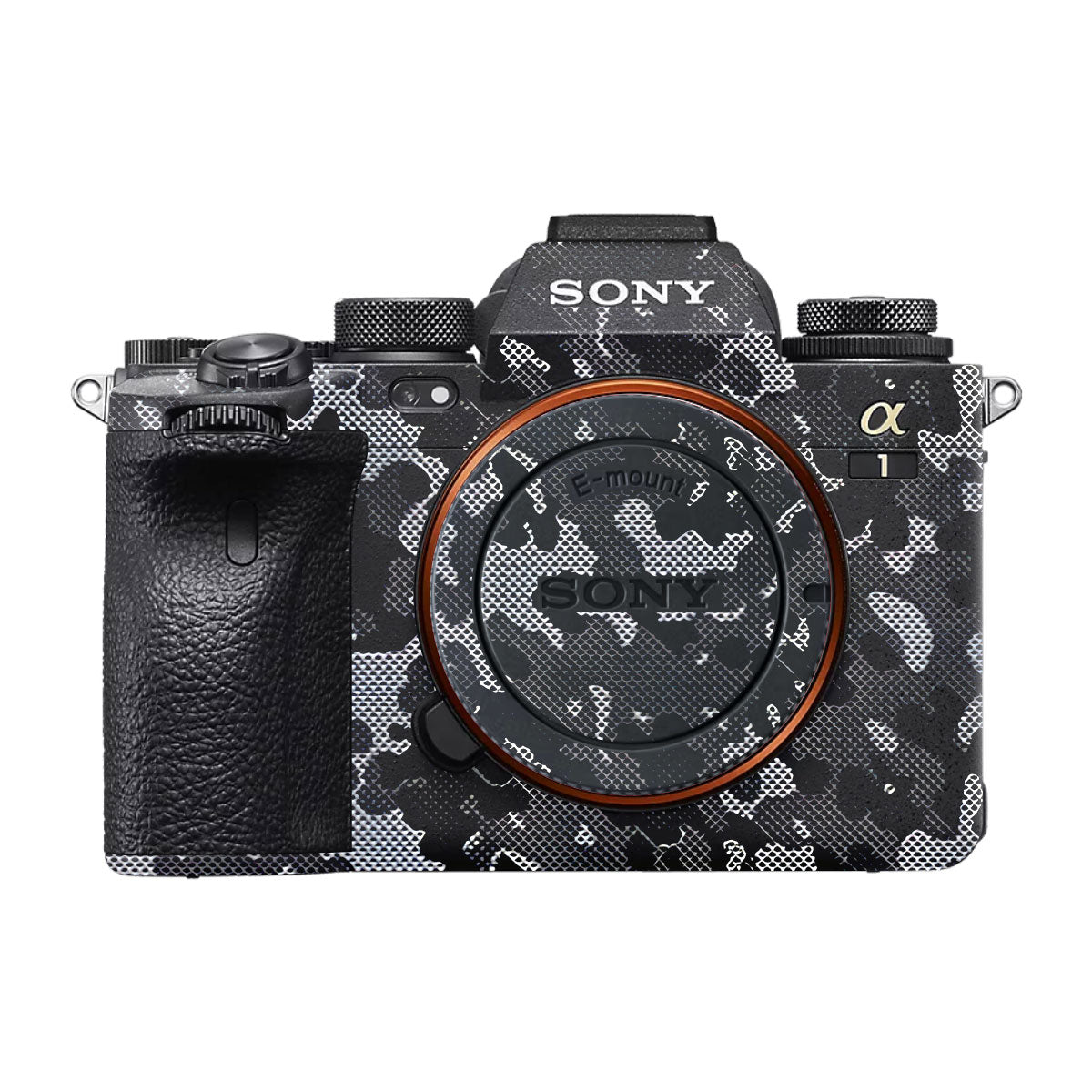 Stealth Grey Camo Sony A1 Camera Skin