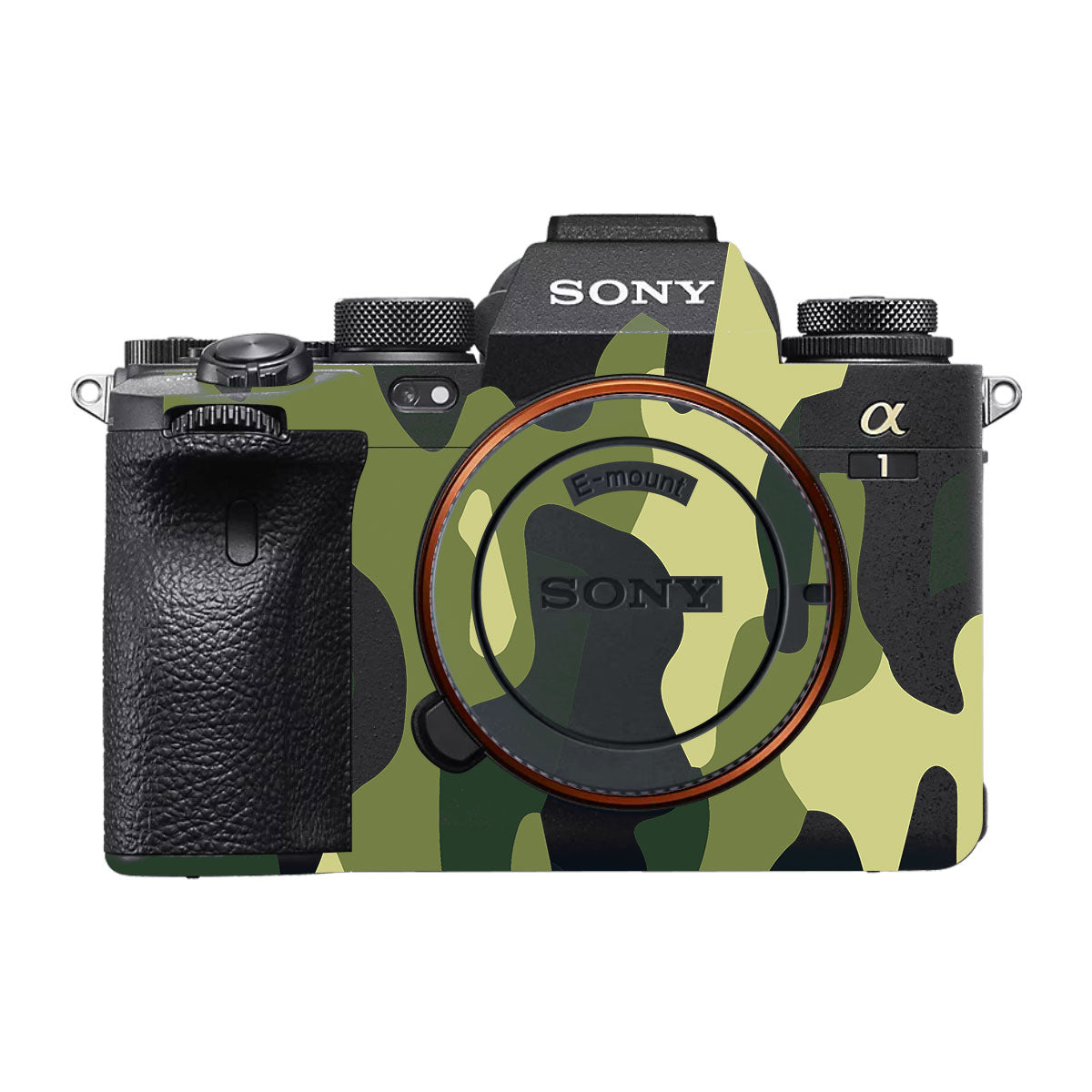 Forest Green Camo Sony A1 Camera Skin