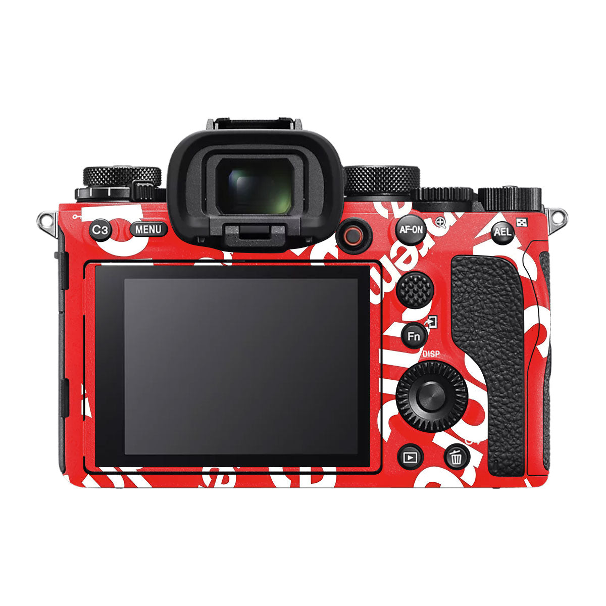 Supreme Red Sony A1 Camera Skin