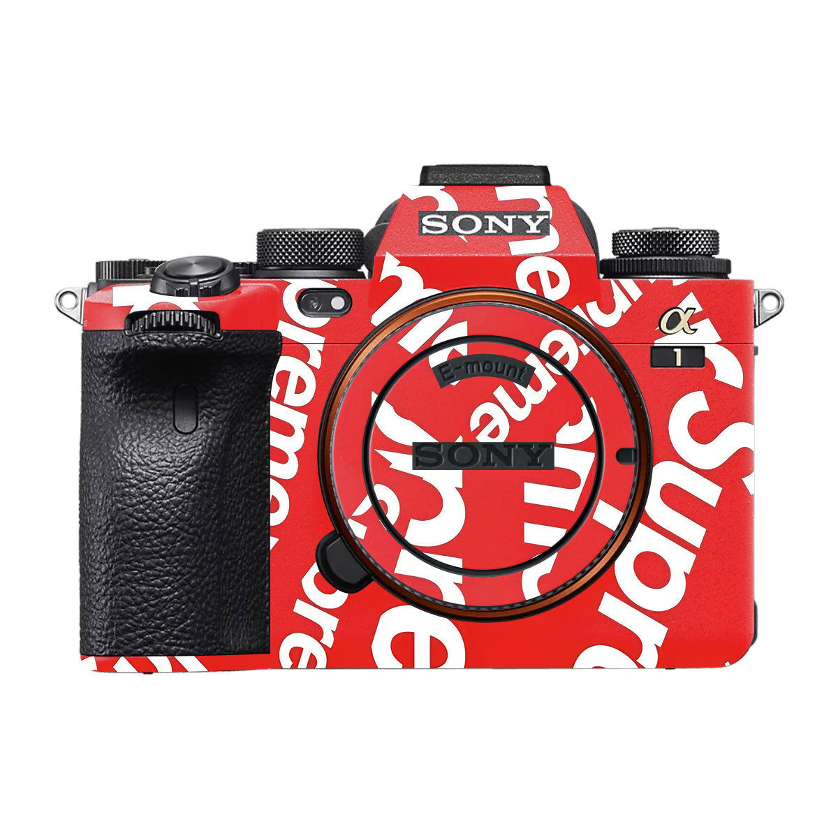 Supreme Red Sony A1 Camera Skin