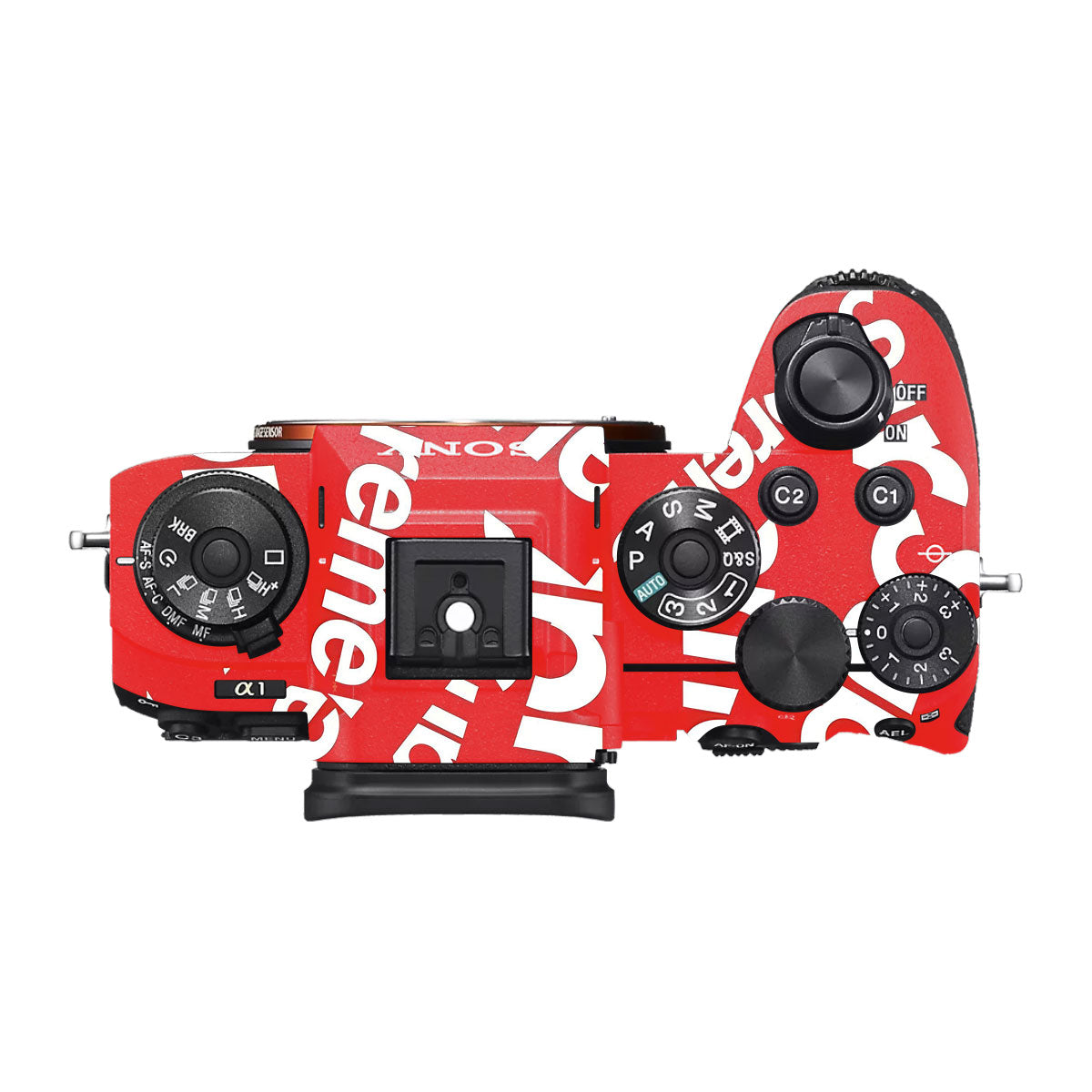 Supreme Red Sony A1 Camera Skin