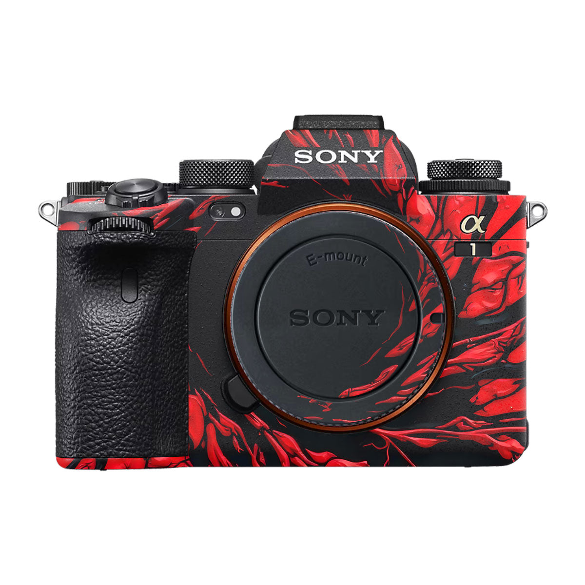 Venom Red Sony A1 Camera Skin