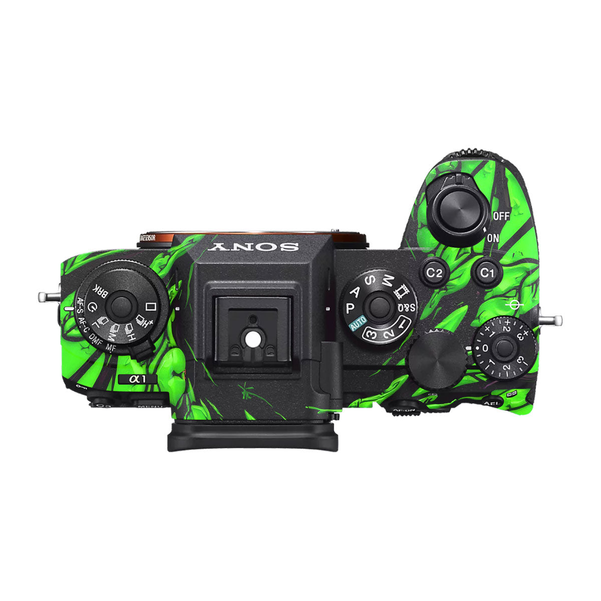 Venom Green Sony A1 Camera Skin