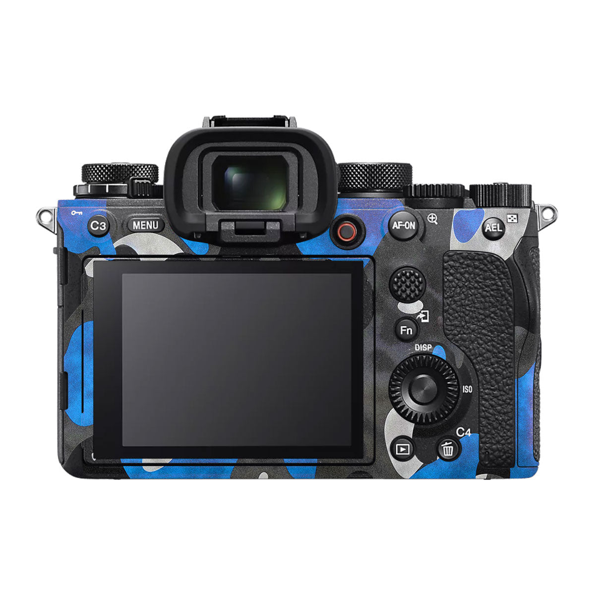 Blue Grey Camo Sony A1 Camera Skin