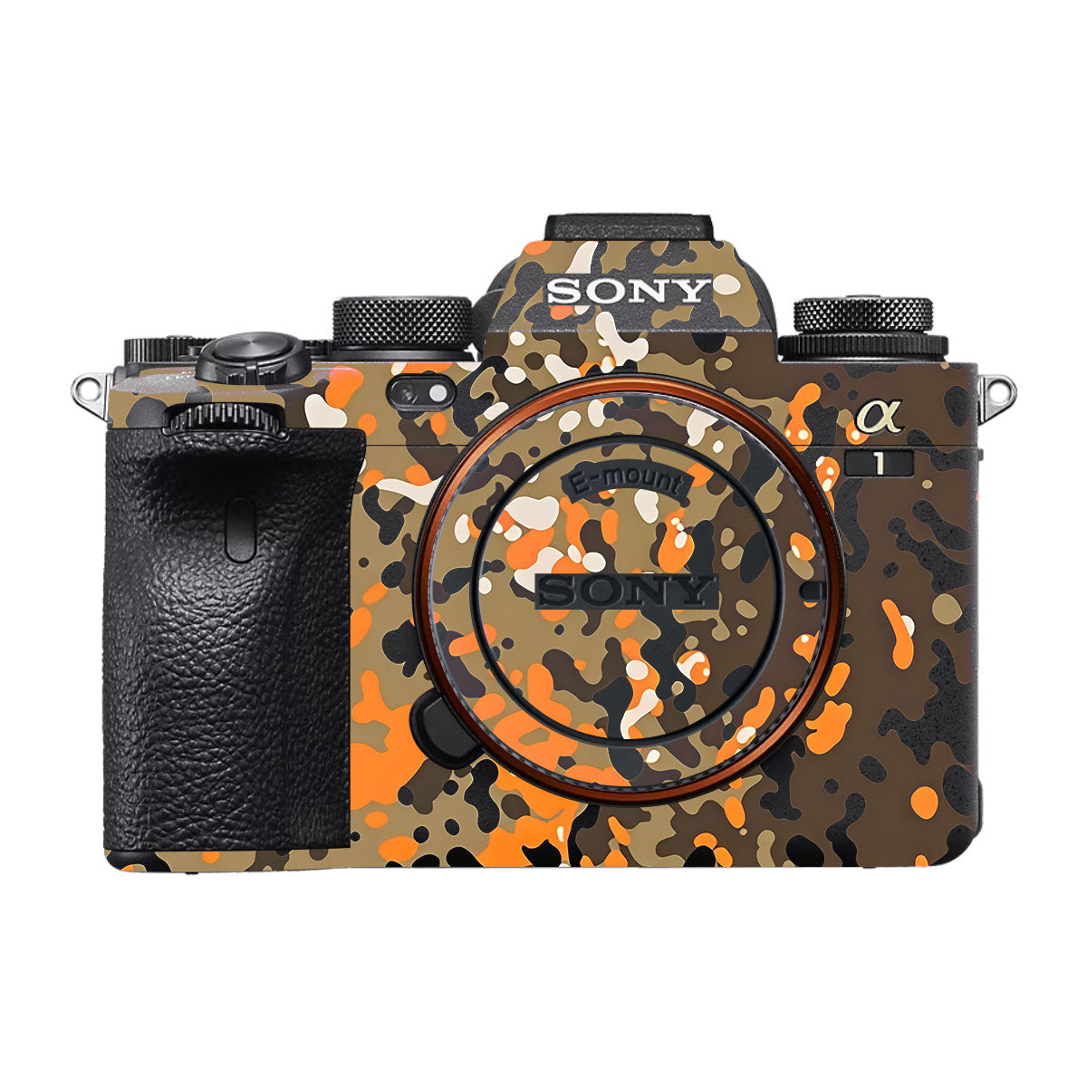 Orange Brown Spot  Sony A1 Camera Skin