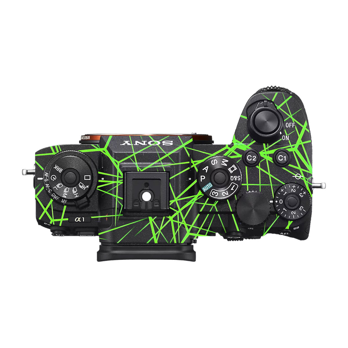 Neon Grid Sony A1 Camera Skin