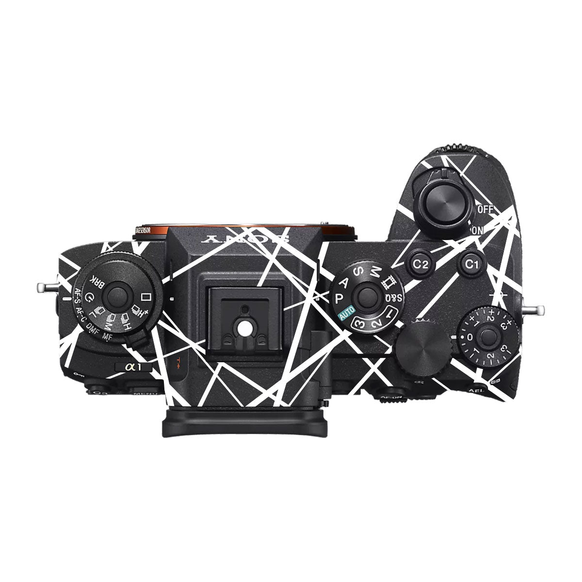 Mono Grid Sony A1 Camera Skin