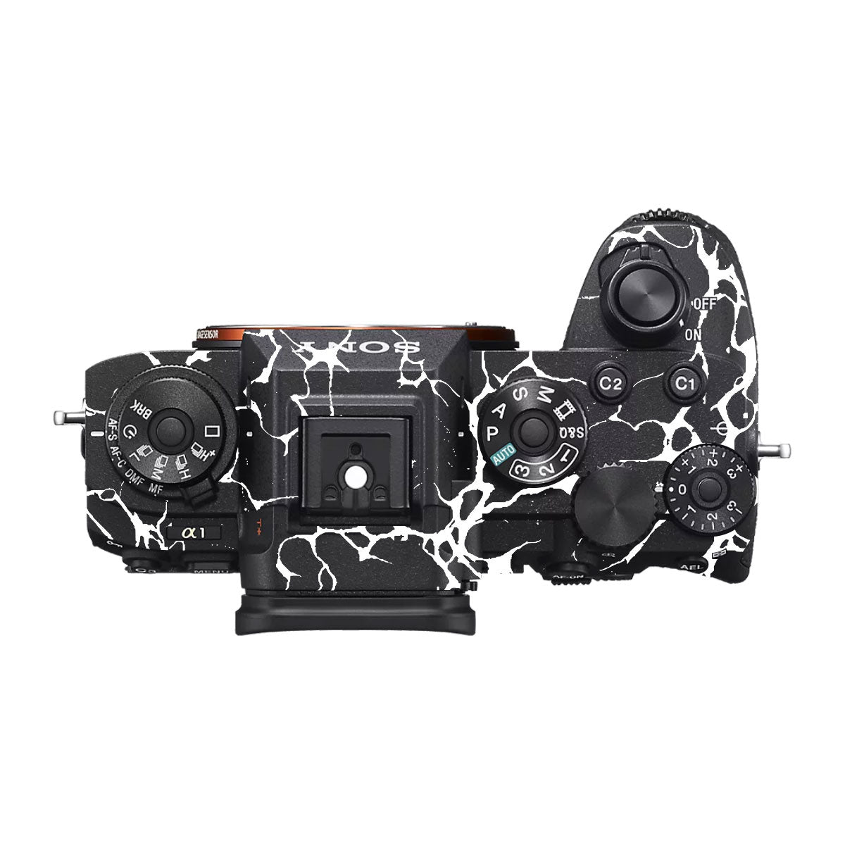 White Web Sony A1 Camera Skin