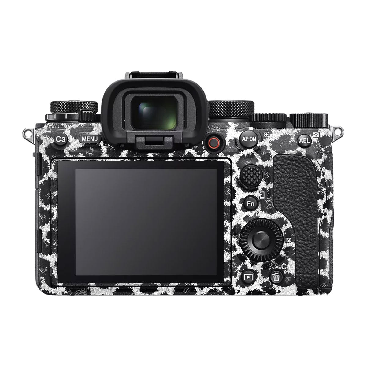 Snow Leopard Spots Sony A1 Camera Skin