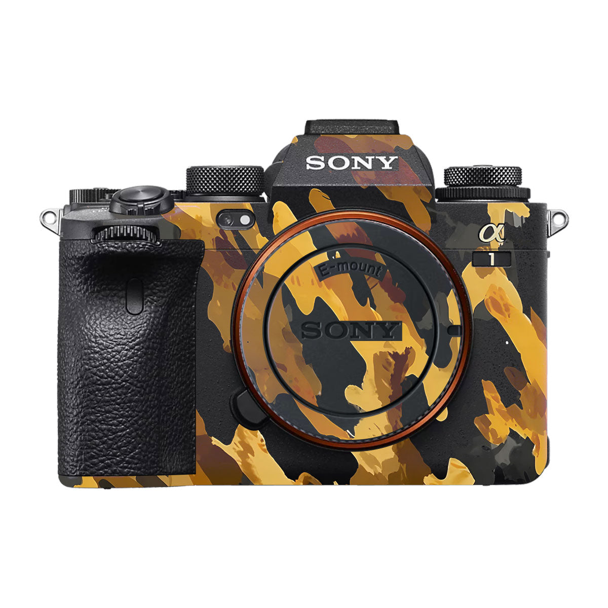 Camo Tiger Blend Sony A1 Camera Skin