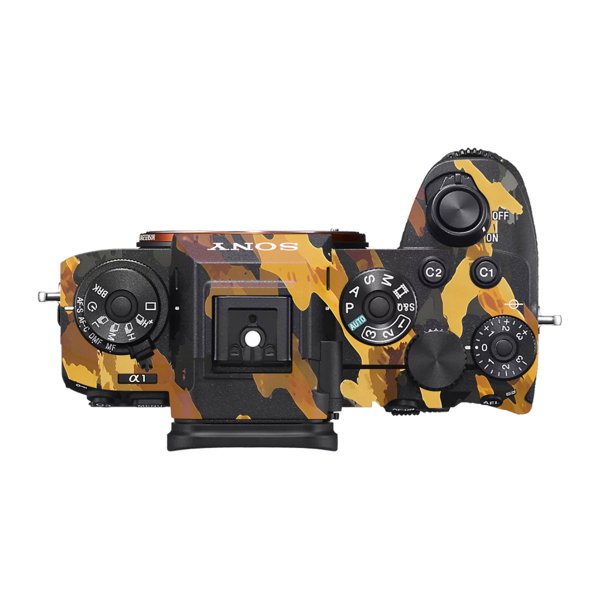 Camo Tiger Blend Sony A1 Camera Skin