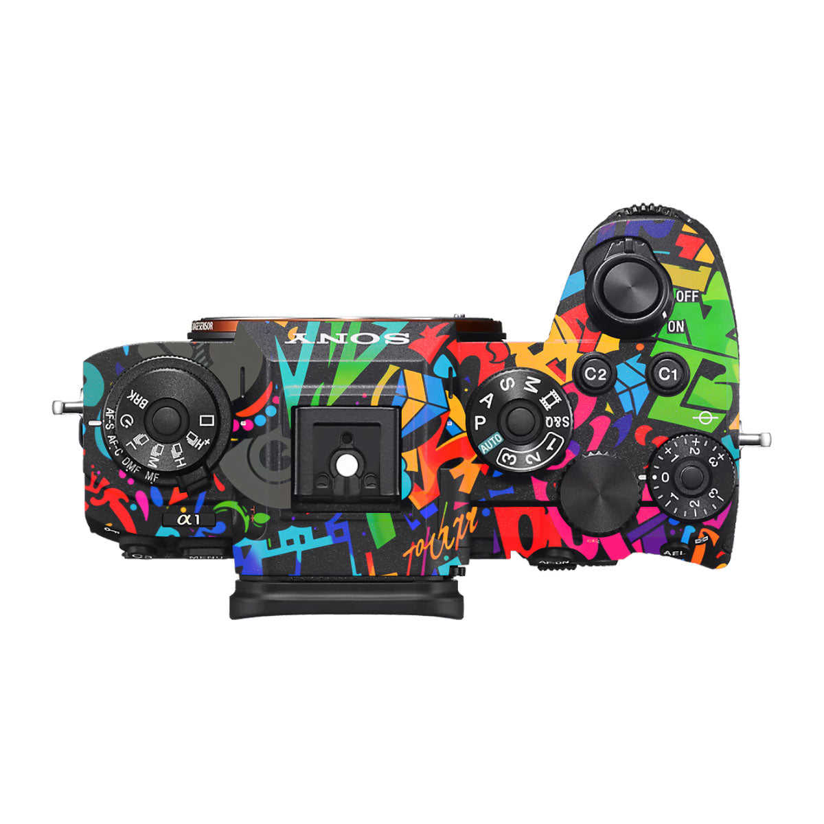 Colorful Urban Street Art Lettering Sony A1 Camera Skin