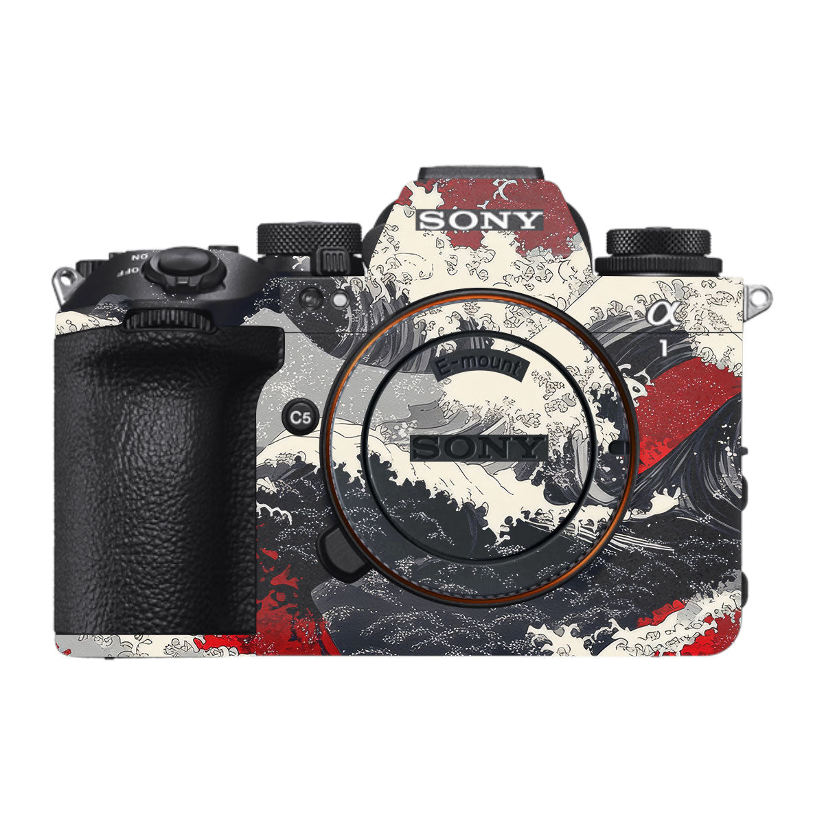 Abstract Waves Sony A1 Mark II Camera Skin