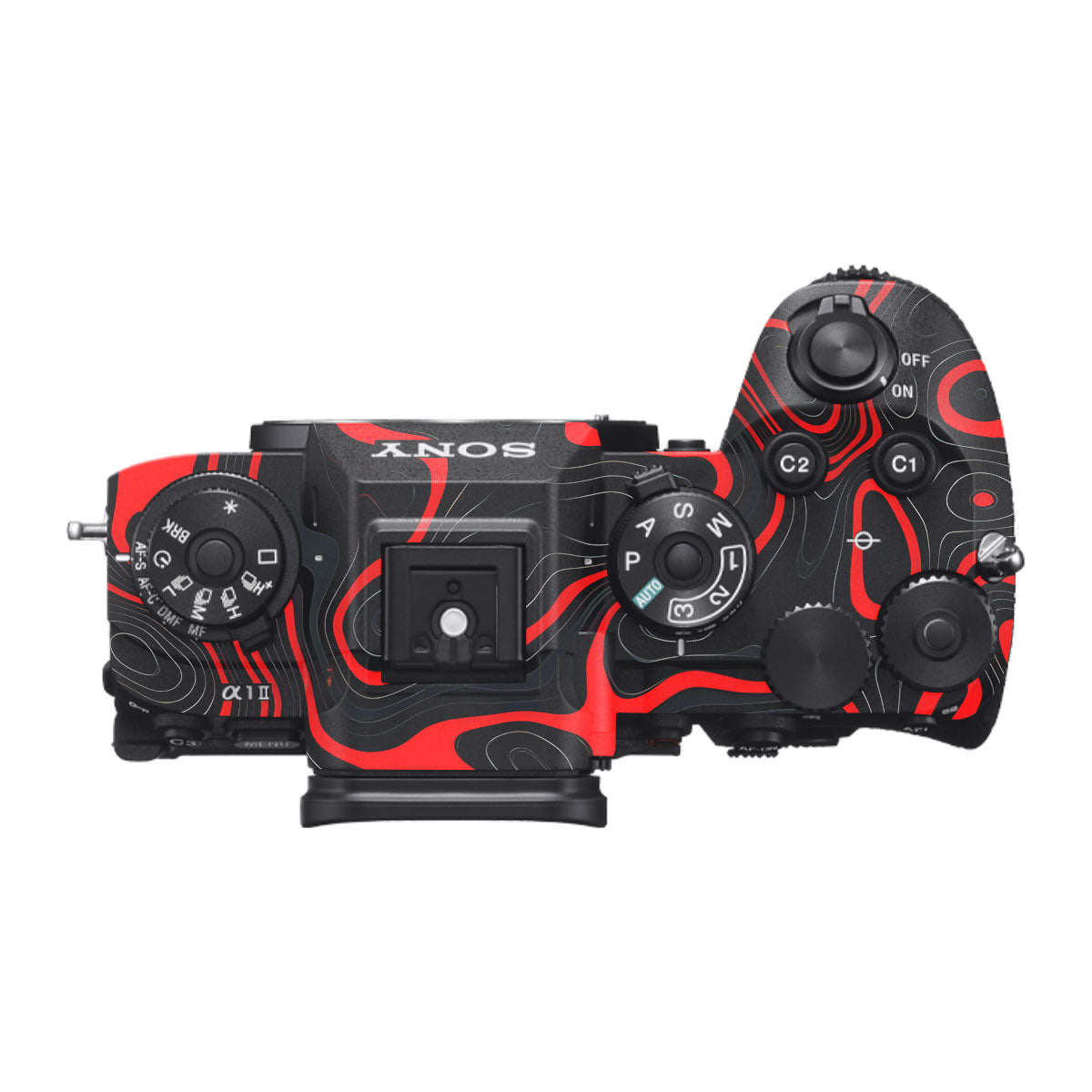 Crimson Waves Sony A1 Mark II Camera Skin